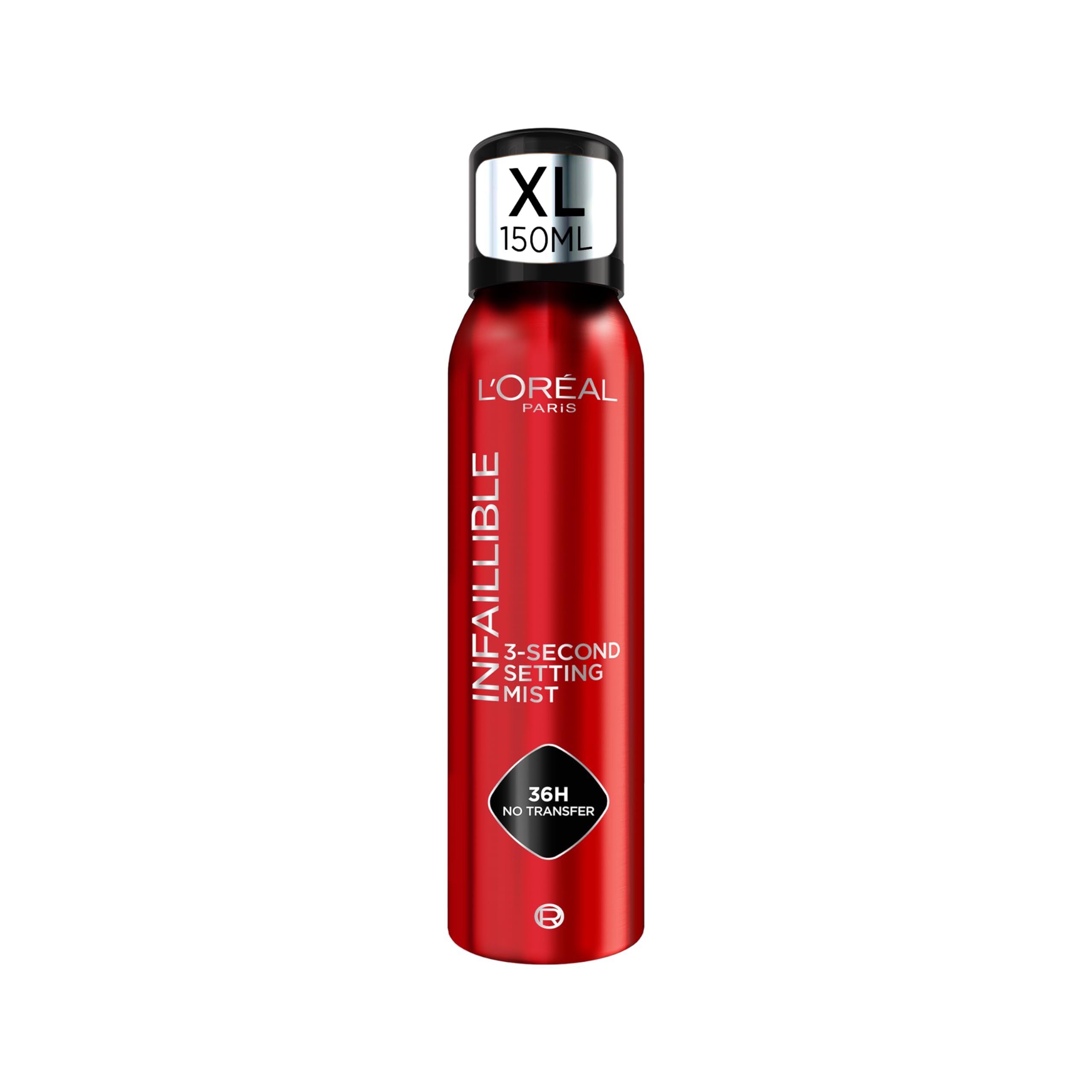 L'Oréal Paris Setting Spray XL, Infallible 3-Second Setting Mist for Face, Up To 36 Hour Makeup Wear, Fixing Spray, Waterproof and Sweatproof, Transfer-proof and Non-sticky 150ml Halalzen
