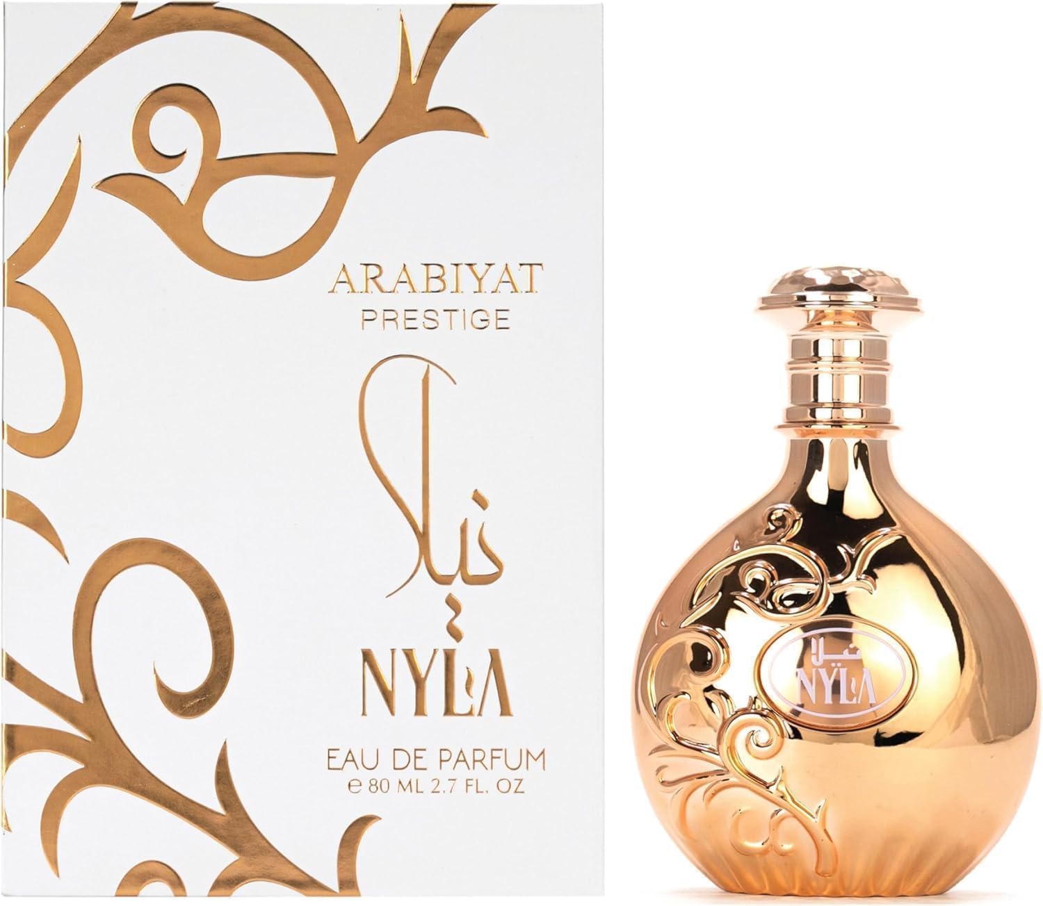 Arabiyat Prestige Nyla EDP Eau de Parfum For Women And Men (Unisex), 80 ml, Made in UAE Halalzen