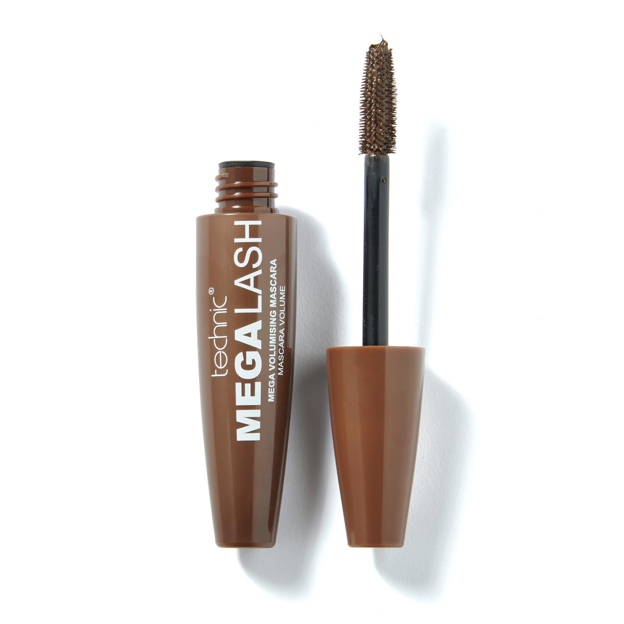Technic Mega Lash Water Resistant Mascara - Vegan, Ultra Black, Water Resistant, Hard wearing, Smudge-Proof, Lash Building Formula For Volume Glam Lashes - 12ml Halalzen