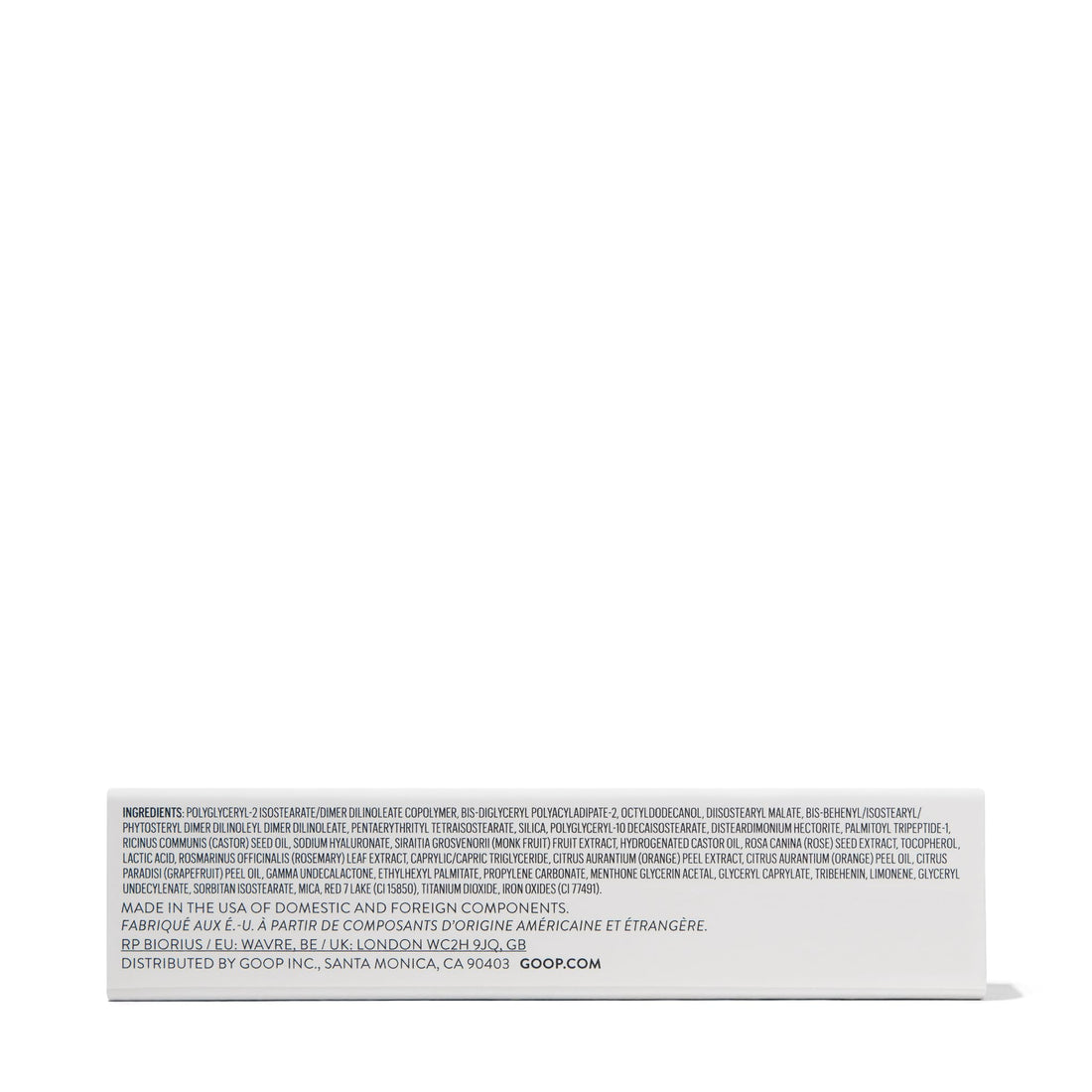 goop Beauty Hydra-Barrier Gel Gloss | Hydrating Lip Gloss to Moisturize & Plump Lips | Hyaluronic Acid & Vitamin E | Glaze - Palest Clear Pink | 0.13 oz