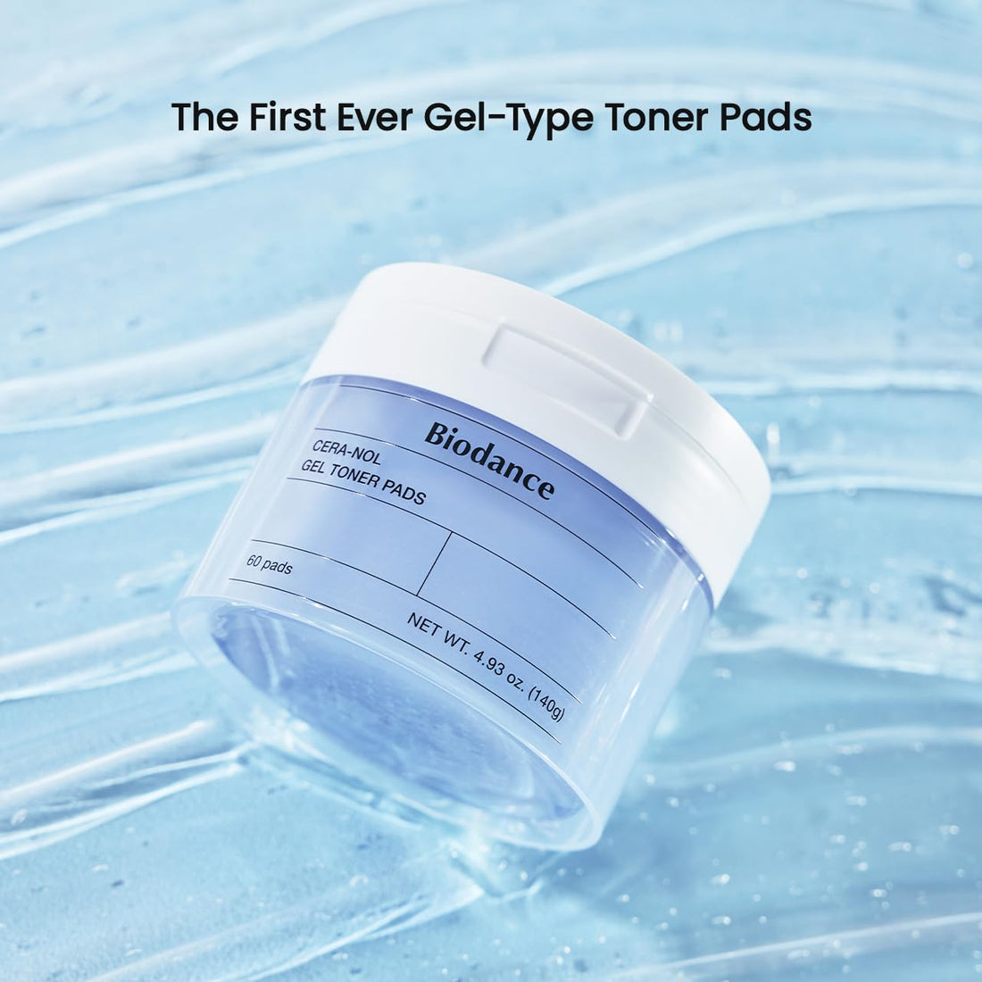 Biodance Collagen Gel Toner Pads, Porenverkleinerer für das Gesicht, verbessert die Elastizität, aufpolsternde Toner-Pads für empfindliche Haut, vorgetränkte Pads, koreanische Hautpflege, Muttertagsgeschenkeㅣ60 Pads