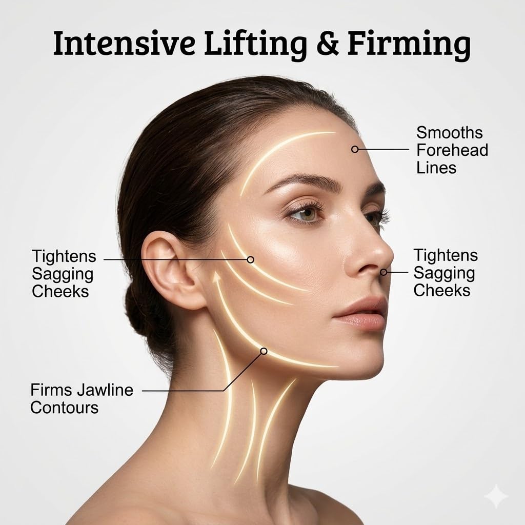 Silk Peptide Intensive Lifting Ampoule | Anti-Aging Serum for Face with Collagen & Peptide Complex | Skin Tightening & Firming for Women | Korean Skincare | Facial Hydration & Brightening | 40ml