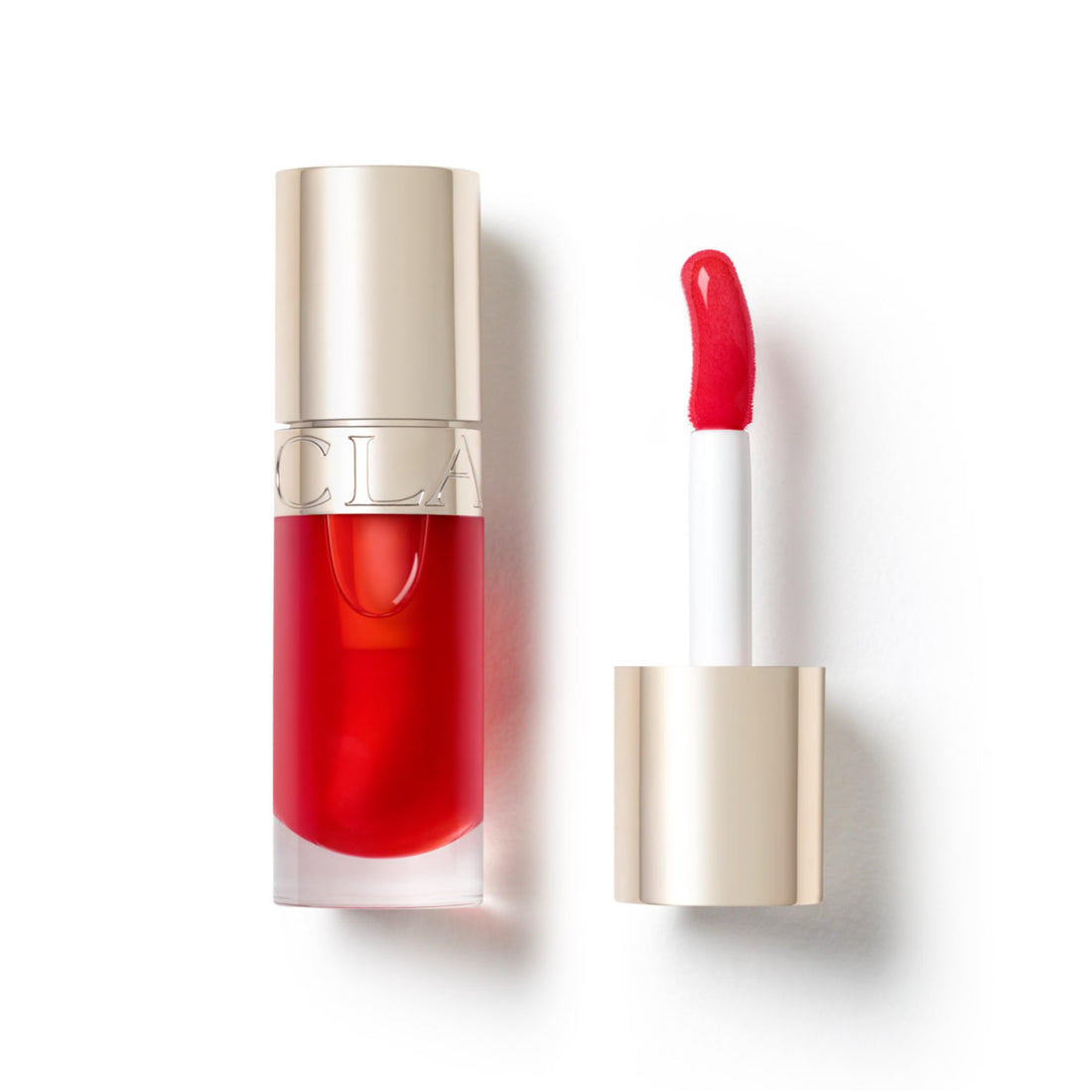 Clarins Lip Comfort Oil 7ml| Hydrating, Nourishing and Moisturising Lip Oil | Sheer, High Shine Finish | Soothes, Comforts and Protects Lips | Visibly Plumps | 93% Natural Ingredients