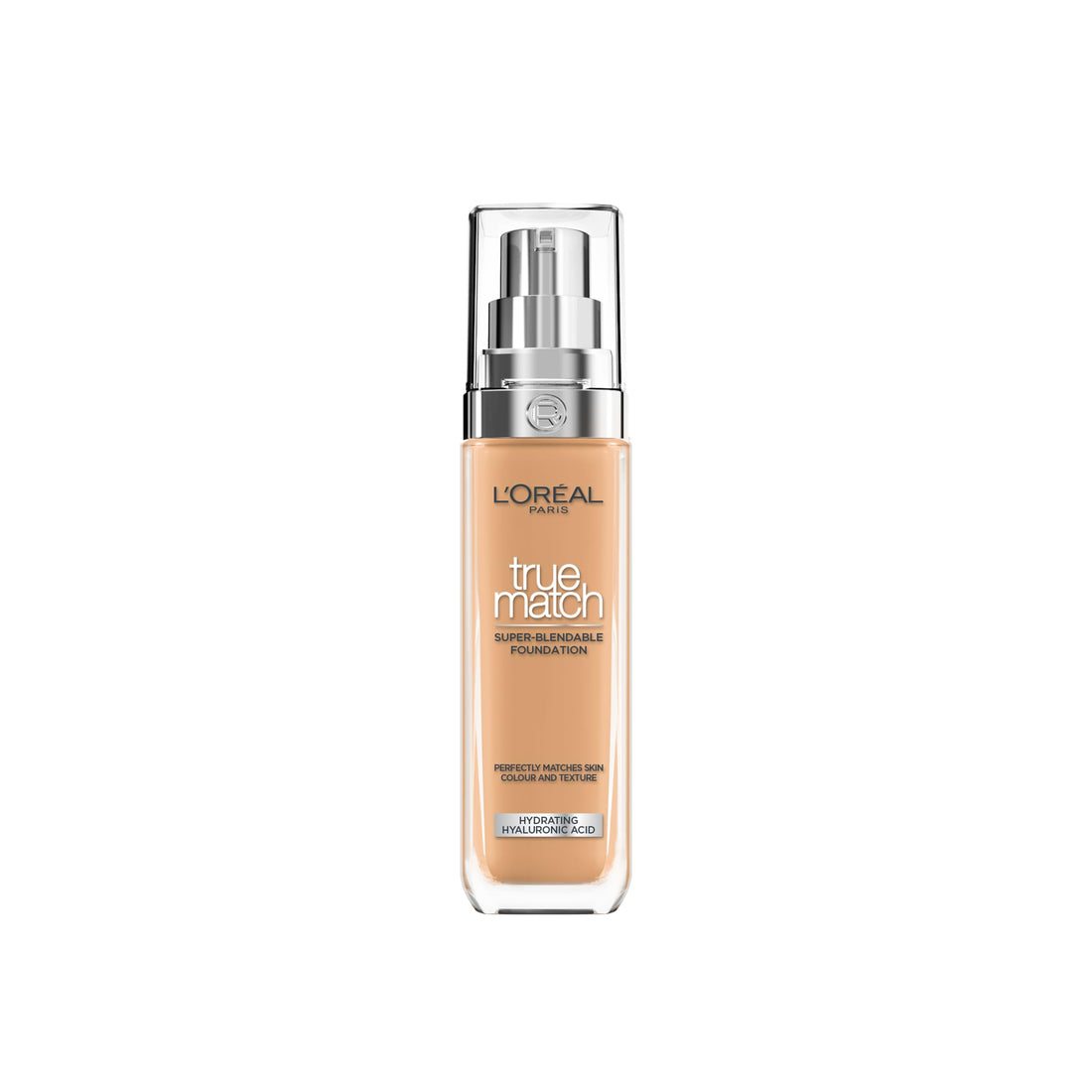 L'Oréal Paris Foundation for Face, Skincare Infused with Hyaluronic Acid, True Match Hydrating Liquid Foundation for All Skin Tones, SPF 16, 1N Ivory, 30 ml Halalzen