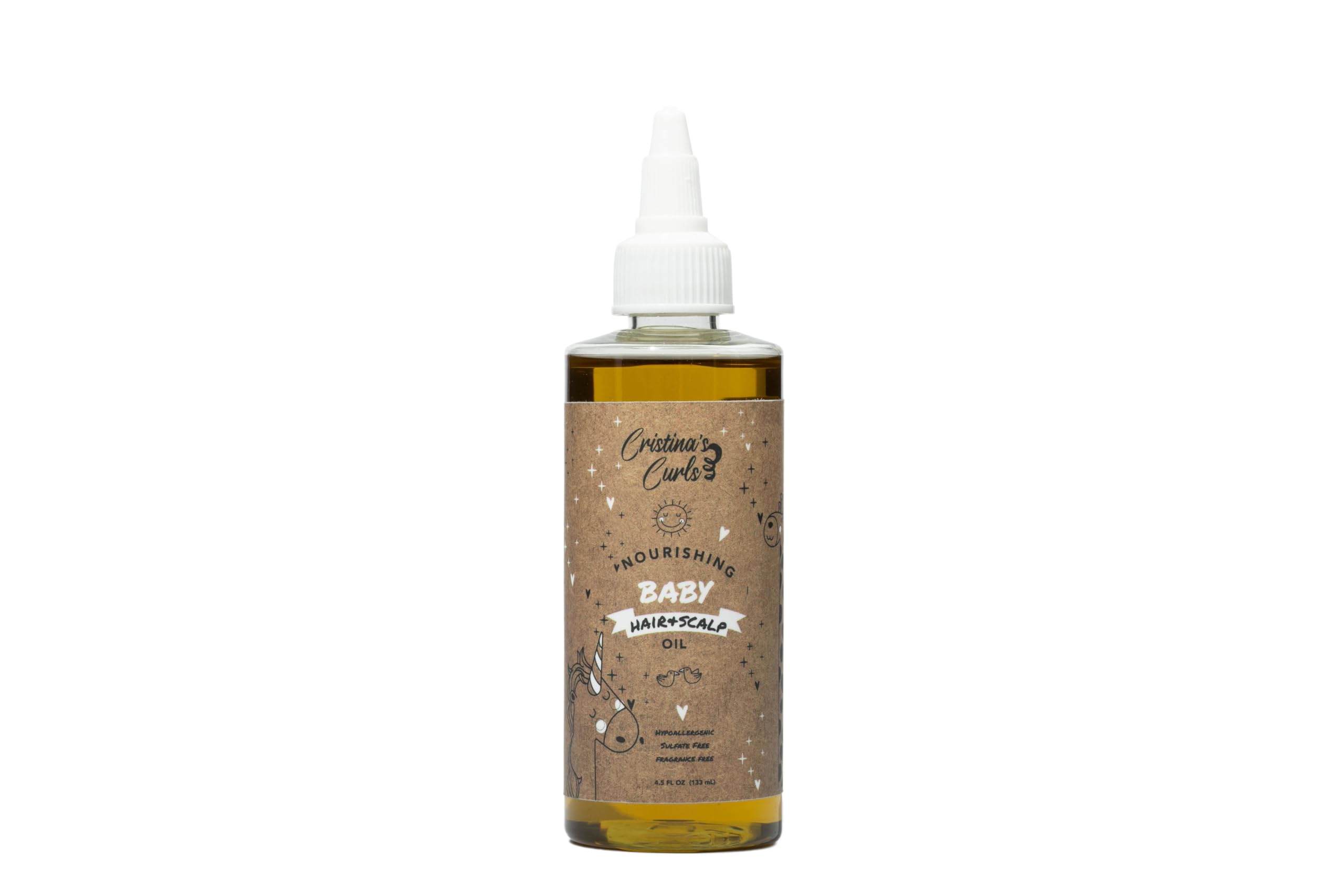Cristina's Curls Nourishing Baby Wash Day Hair Bundle – Gentle Shampoo + Lightweight Scalp Oil Halalzen