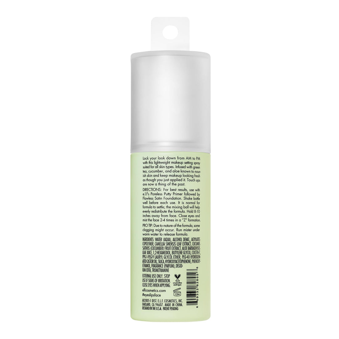 e.l.f. Dewy Coconut Setting Mist, Makeup Setting Spray For Hydrating & Conditioning Skin, Infused With Green Tea, Vegan & Cruelty-Free, 2.7 Fl Oz
