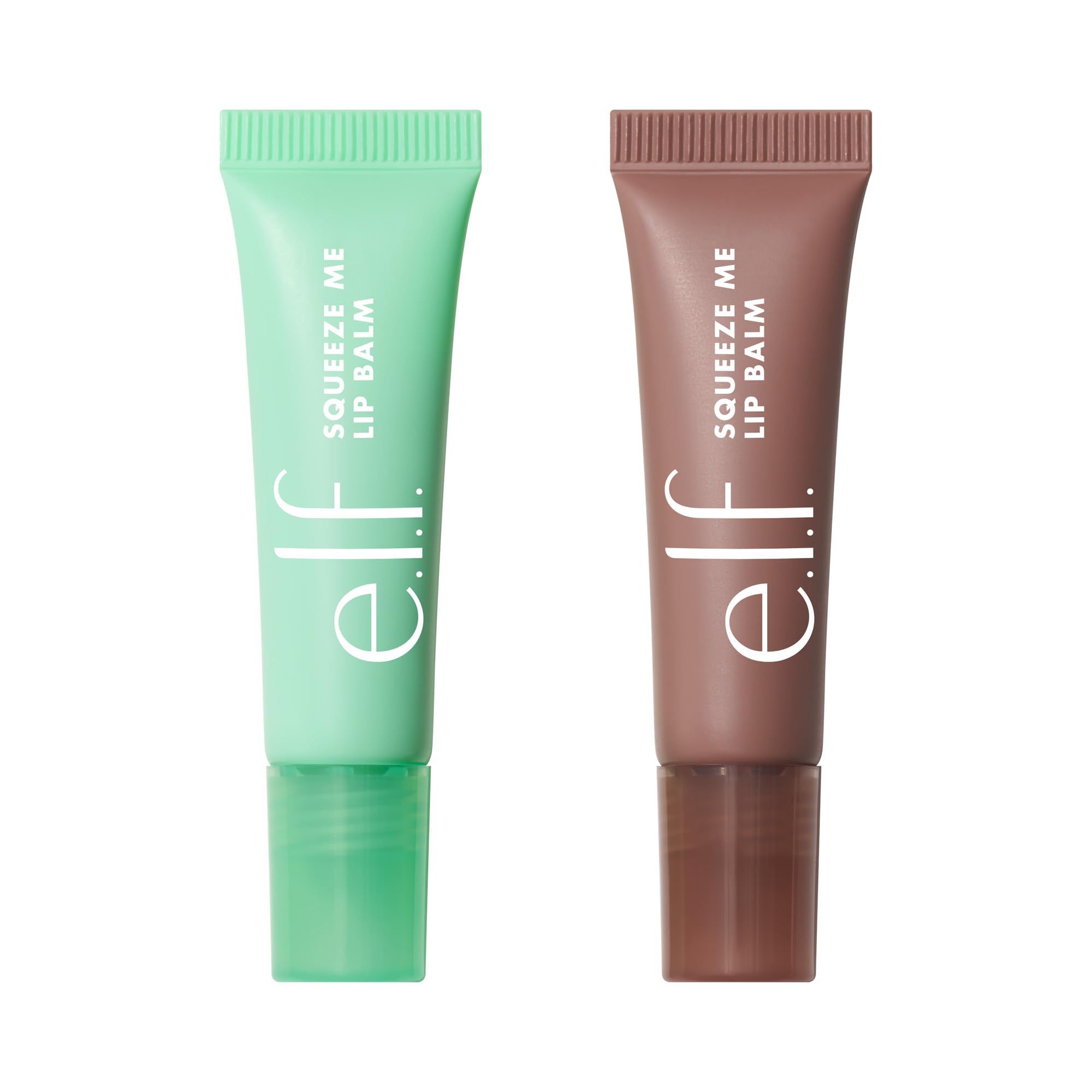 e.l.f. Squeeze Me Lip Balm Duo, Moisturizing Lip Balm for a Sheer Tint of Colour, Infused with Hyaluronic Acid, Vegan & Cruelty-Free, CHERRY/BUBBLEGUM Halalzen