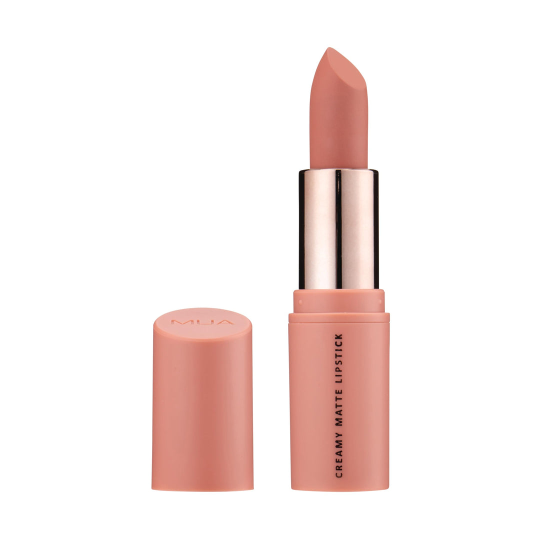 MUA Makeup Academy Creamy Matte Lipstick, Super Nude (Nude), Highly Pigmented - Vegan & Cruelty Free (Pack of 1) Halalzen