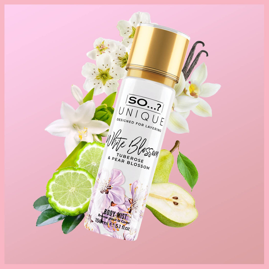 So…? Unique Mini Mist Womens Gift Set with Vanilla Candy, Sweet Pea, Truffle Cream, & Cashmere, Body Mist Fragrance Spray Set (4 x 50ml.) Halalzen