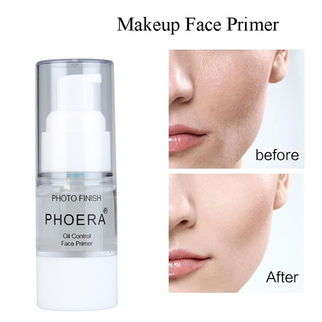 2Pcs Makeup Primer For PHOERA All Matte Oil Free Full Coverage Foundation Base Long Lasting Hydrating Smoothing Moisturizing Makeup Base Matte Face Foundation Primer (#2pcs 18ml) Halalzen