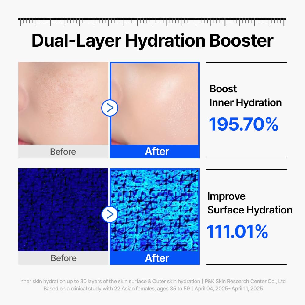 WELLAGE Real Hyaluronic Blue Ampoule 100, Korean Hydrating Serum for Face, Fragrance Free Hyaluronic Acid Deep Moisturizing Serum with Panthenol, PDRN for Sensitive Dry Skin Moisturizer, 2.54 Fl Oz_R Halalzen