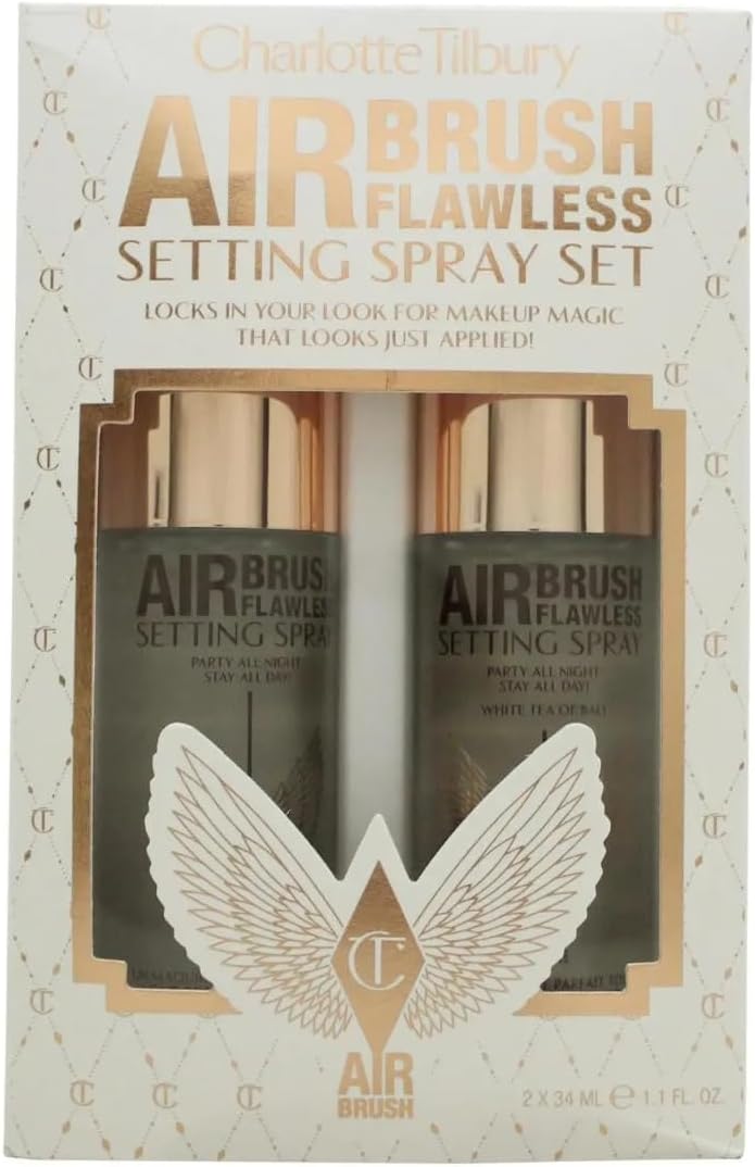 Charlotte Tilbury Airbrush Flawless Setting Spray Set 2 x 34ml Halalzen