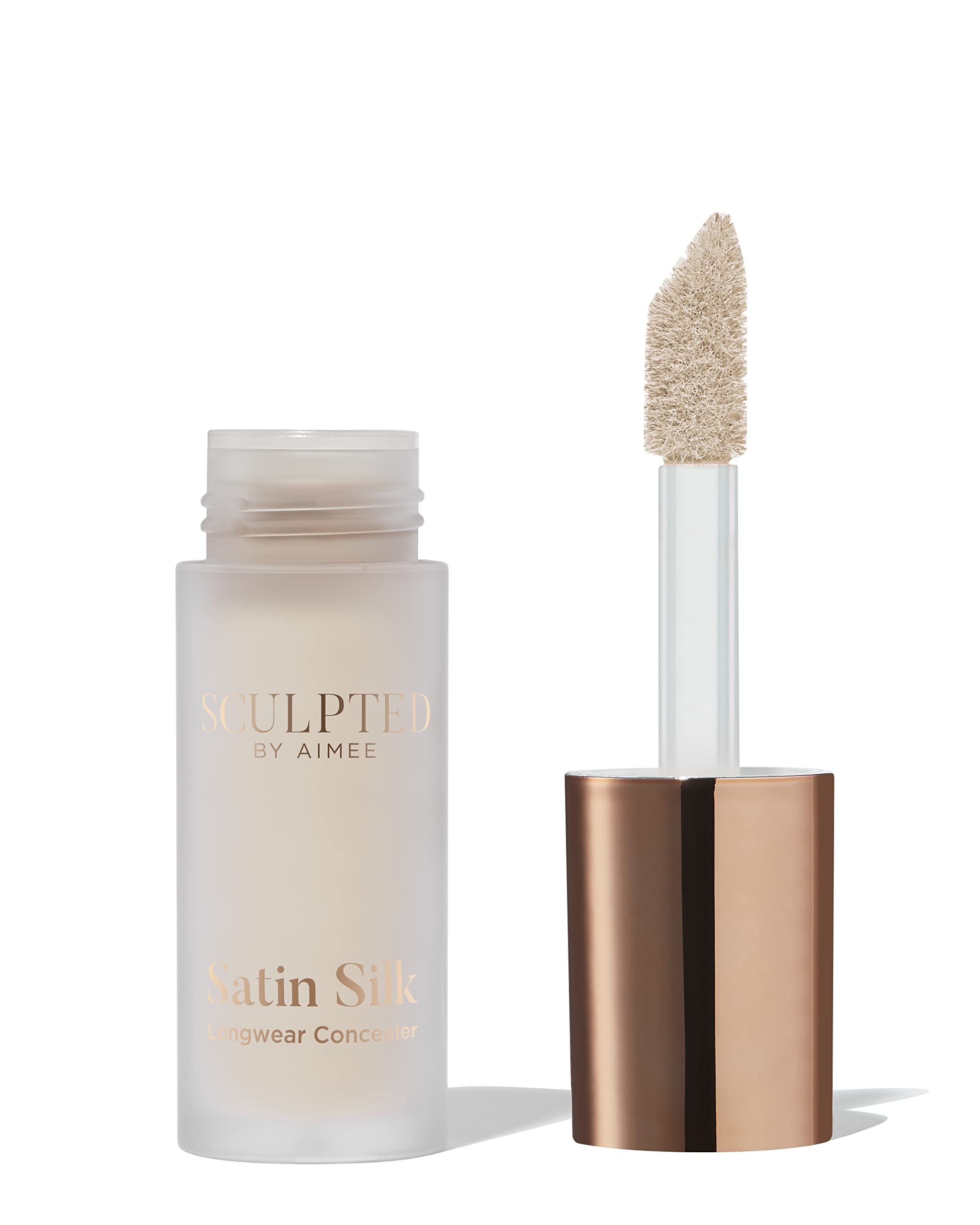 Satin Silk Longwear Concealer - Lightweight, Hydrating & Long-Lasting Concealer from Sculpted by Aimee for Dark Circles, Blemishes and Pigmentation (Ivory 2.0) Halalzen
