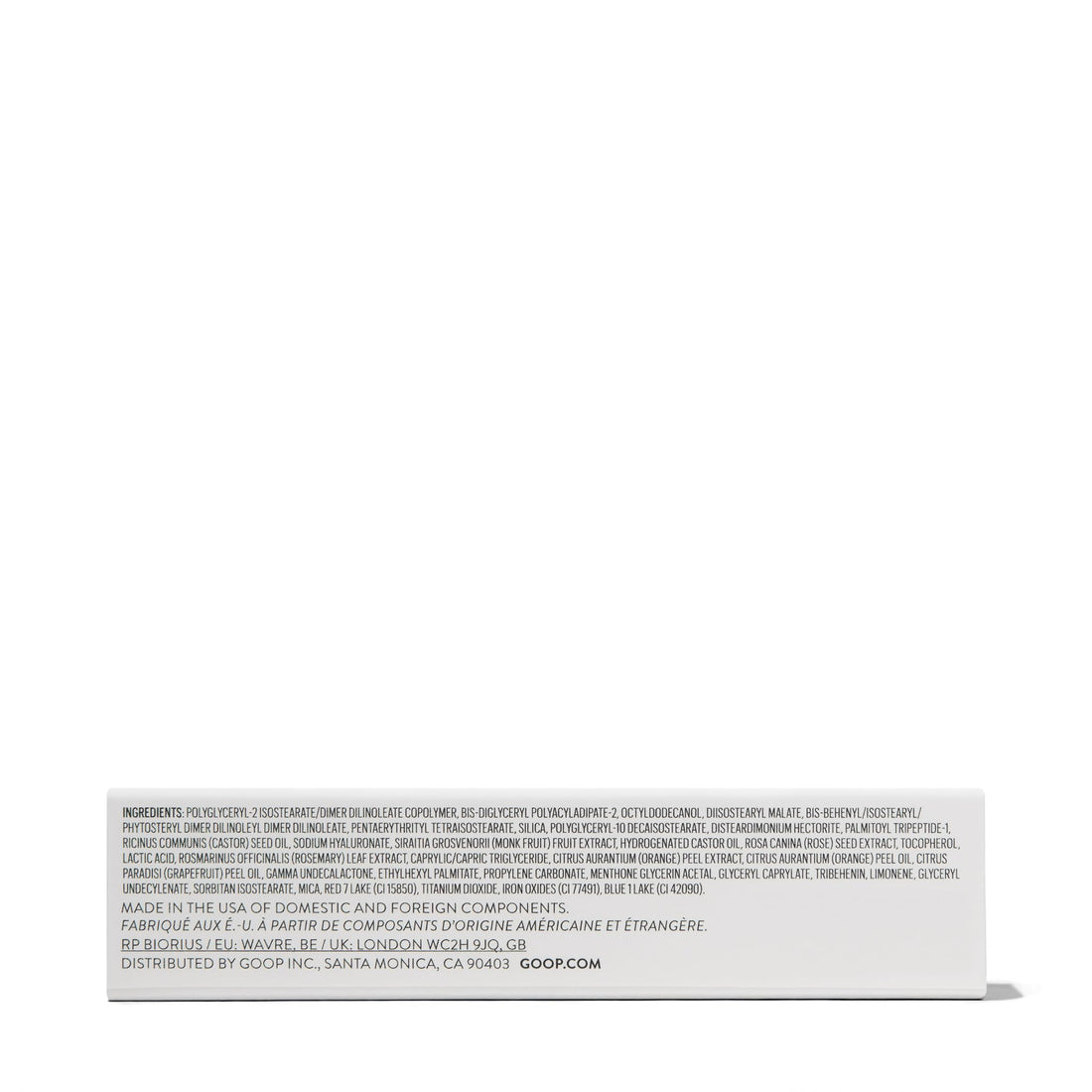 goop Beauty Hydra-Barrier Gel Gloss | Hydrating Lip Gloss to Moisturize & Plump Lips | Hyaluronic Acid & Vitamin E | Glaze - Palest Clear Pink | 0.13 oz