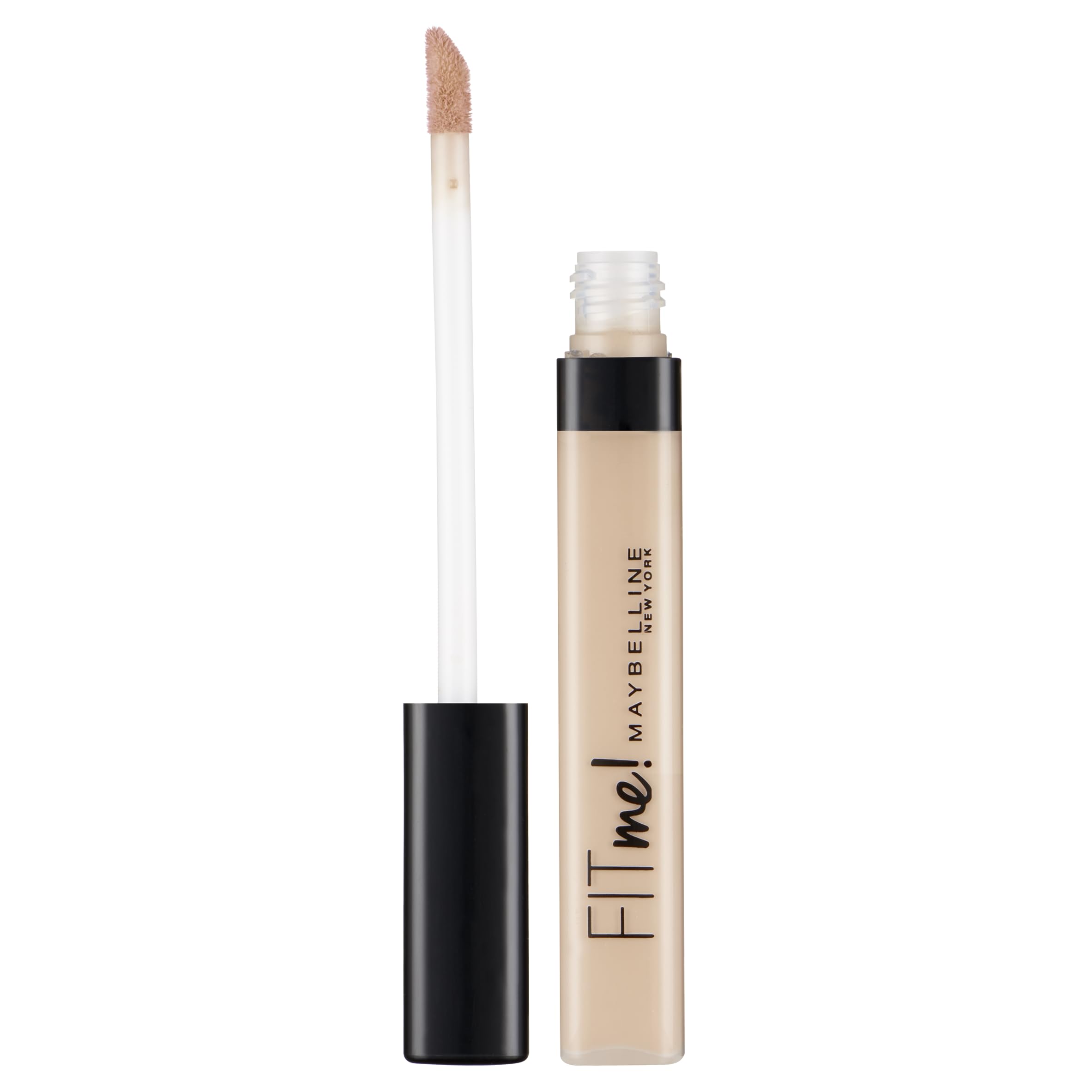 Maybelline Concealer, Fit Me! Full Coverage Concealer for Face, Oil Free, Delivers Even Complexion, Non-Comedogenic, Matte & Poreless Ultra Blendable, Shade: Medium 25, 6.8 ml Halalzen