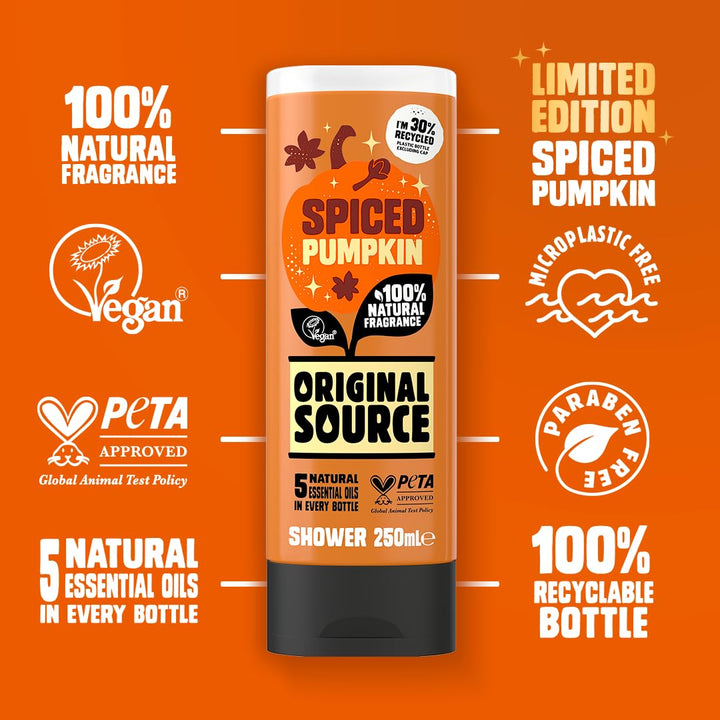 Original Source Coconut & Shea Butter Shower Gel, 6x250ml Halalzen