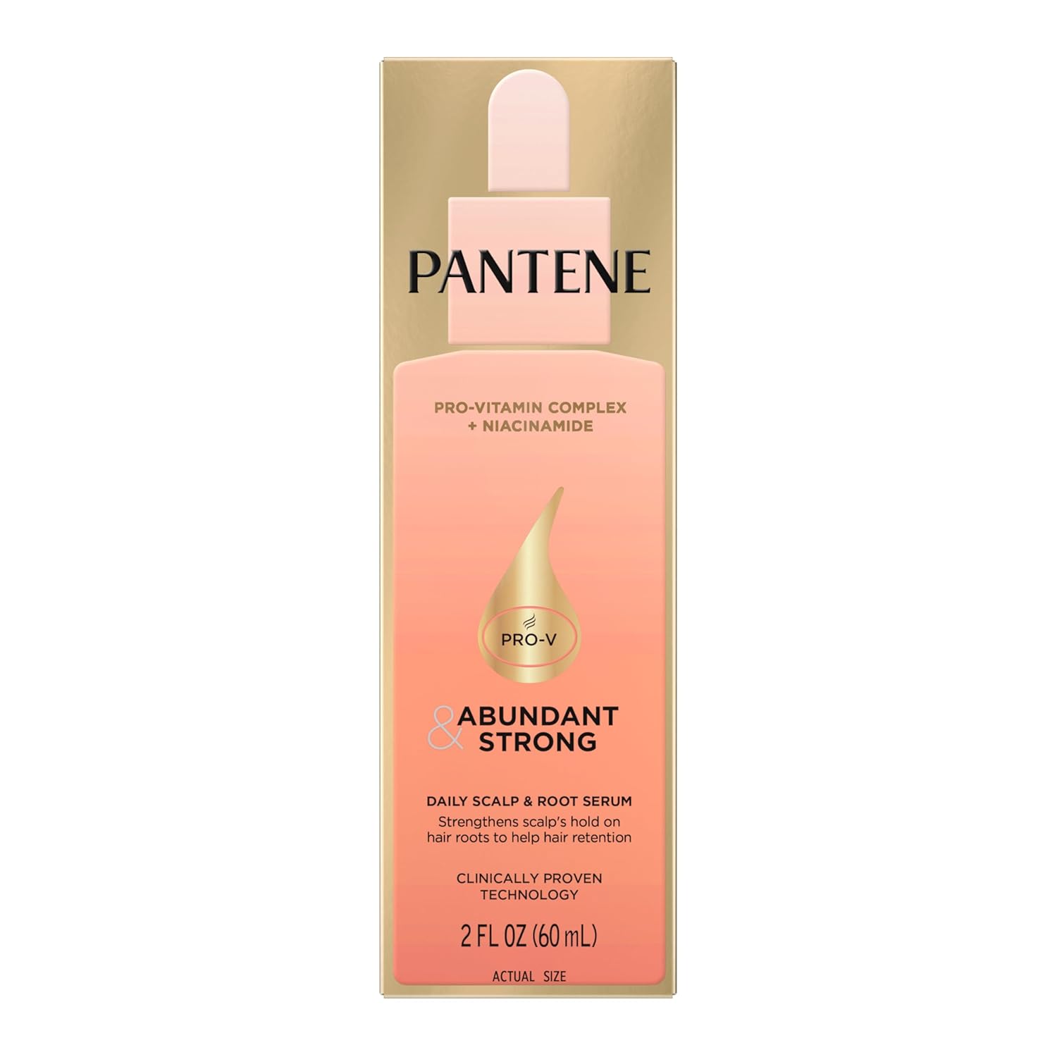 Pantene Abundant & Strong Daily Scalp Serum, Strengthens Scalp’s Hold on Roots, 2 oz Halalzen