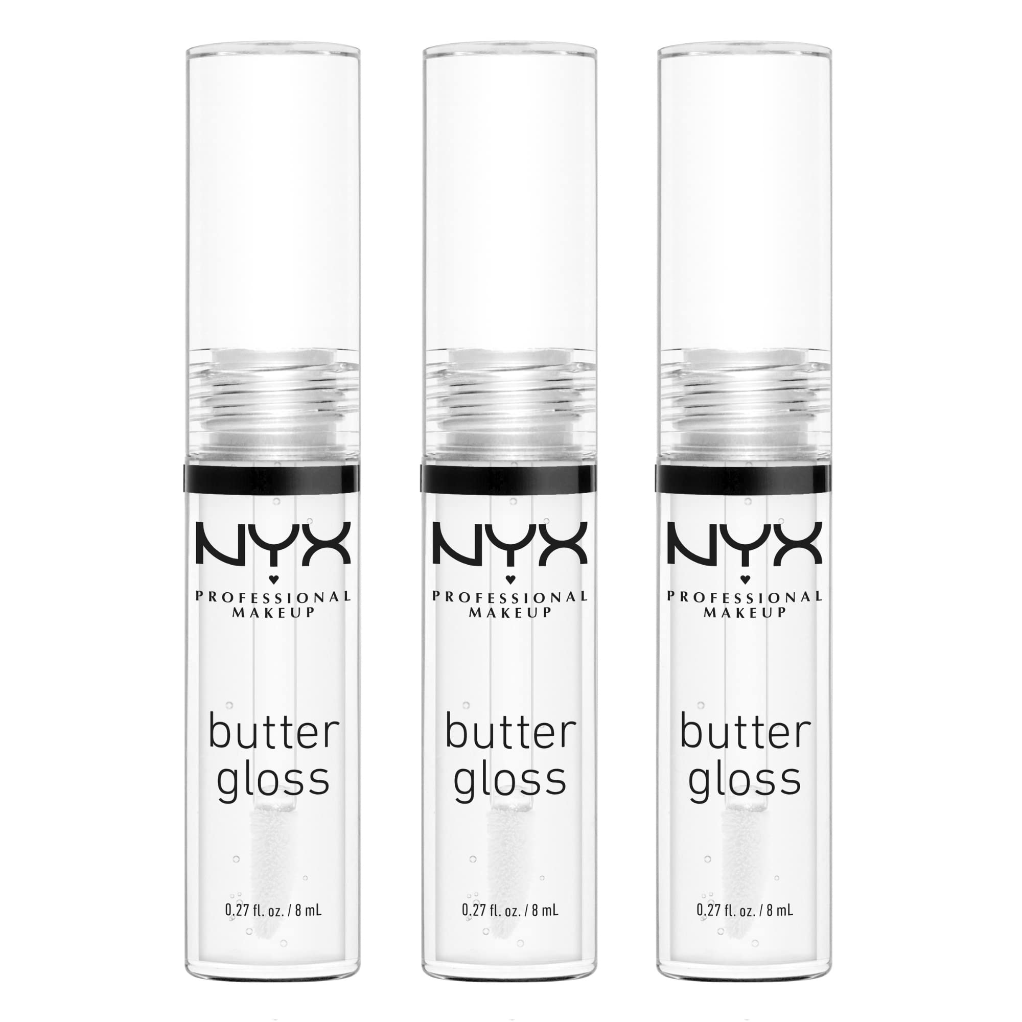 NYX PROFESSIONAL MAKEUP Butter Gloss, Non-Sticky Lip Gloss - Madeleine (Mid-Tone Nude)