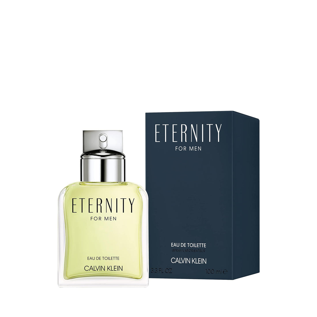 Calvin Klein Eternity, Eau de Toilette for Men, Fougere Fragrance with Notes of Bergamot, Geranium and Moss, Medium Longevity