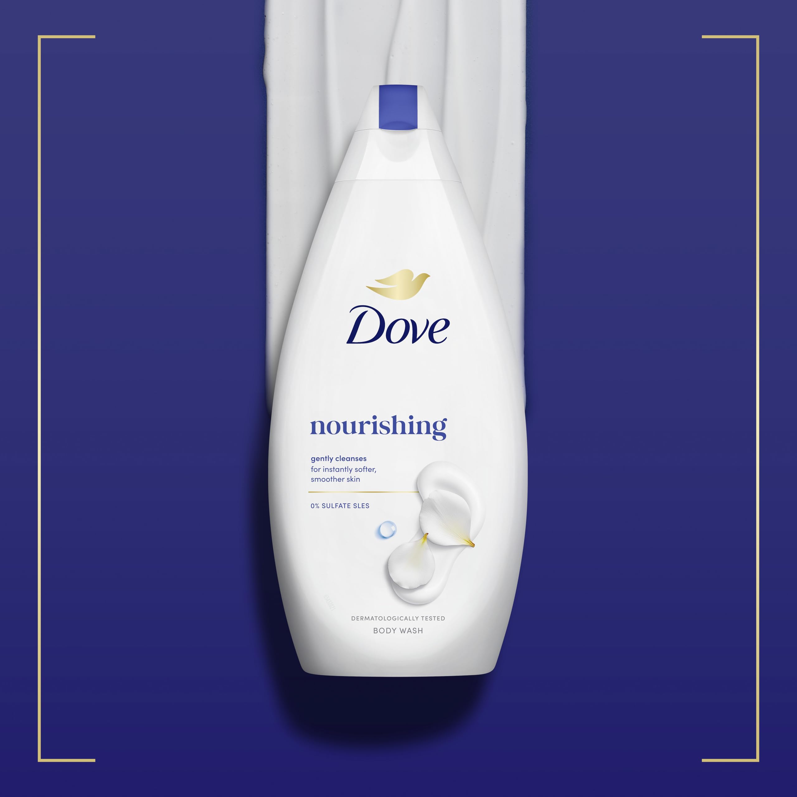 Dove Nourishing Body Wash body cleanser shower gel with an aloe vera & birch water scent for softer, smoother skin after just one shower 450 ml
