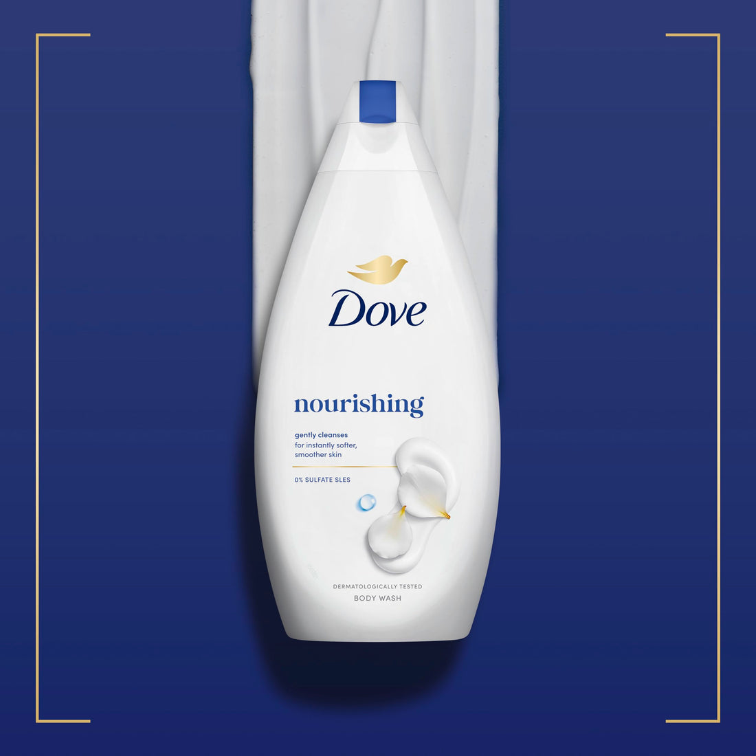 Dove Nourishing Body Wash body cleanser shower gel with an aloe vera & birch water scent for softer, smoother skin after just one shower 450 ml