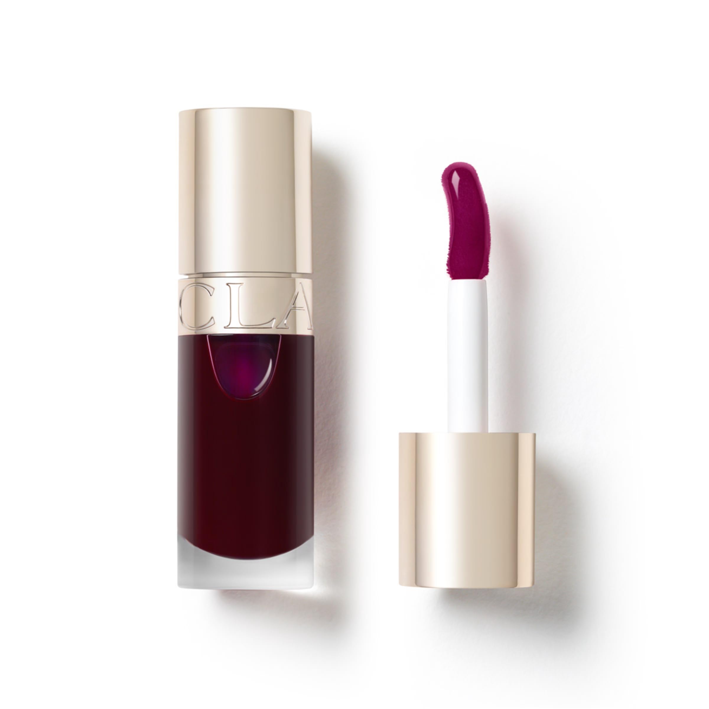 Clarins Lip Comfort Oil 7ml| Hydrating, Nourishing and Moisturising Lip Oil | Sheer, High Shine Finish | Soothes, Comforts and Protects Lips | Visibly Plumps | 93% Natural Ingredients