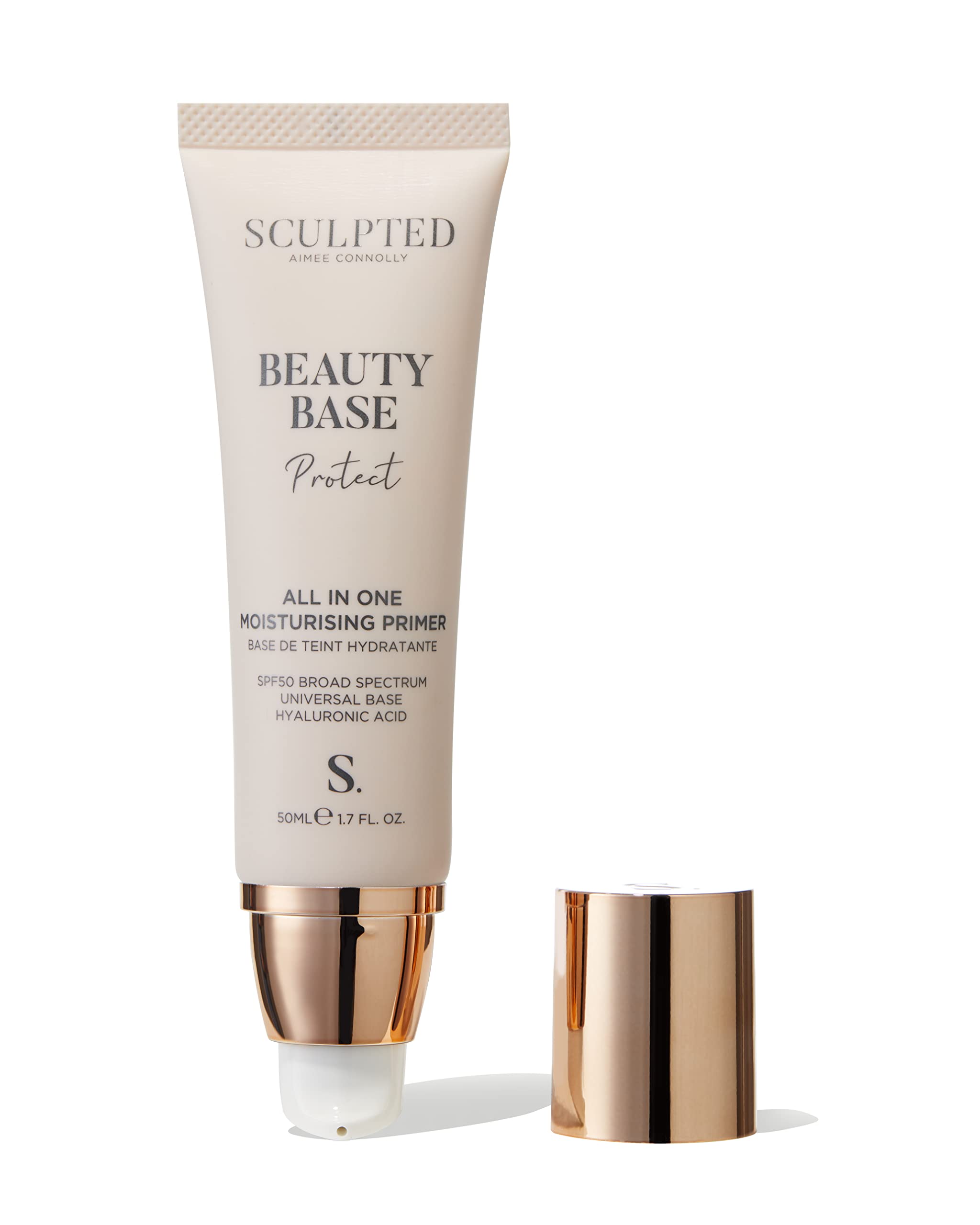 Beauty Base Protect SPF 50 Primer from Sculpted by Aimee (Protect) – 50ml All in One Moisturising Primer that Protects from UVA and UVB, Perfecting your Skin Halalzen