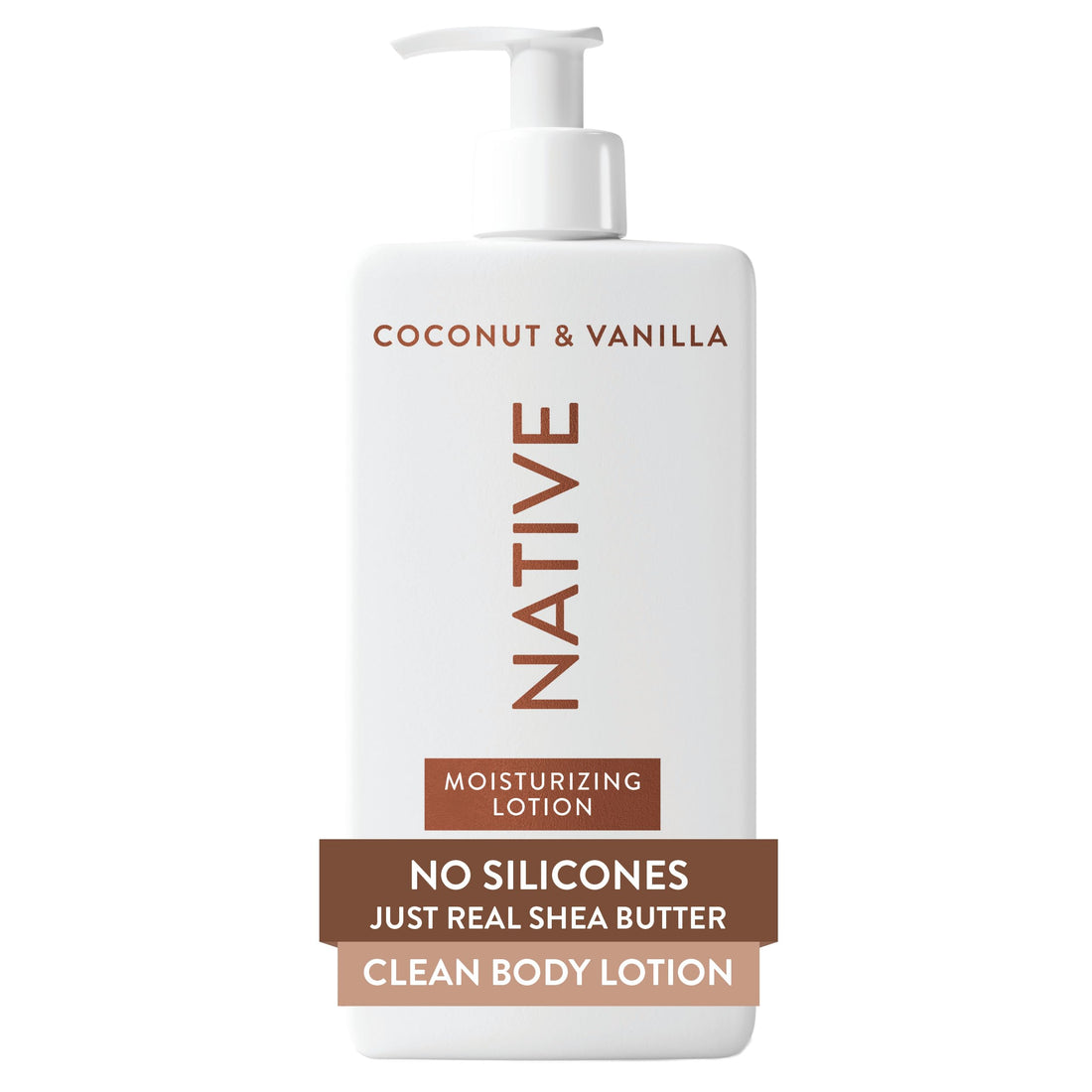 Native Body Lotion, Coconut & Vanilla, 48-Hour Hydration for Dry & Sensitive Skin, Made with Plant-Based Moisturizers like Shea Butter, Silicone & Paraben Free, 16.5 fl oz Halalzen