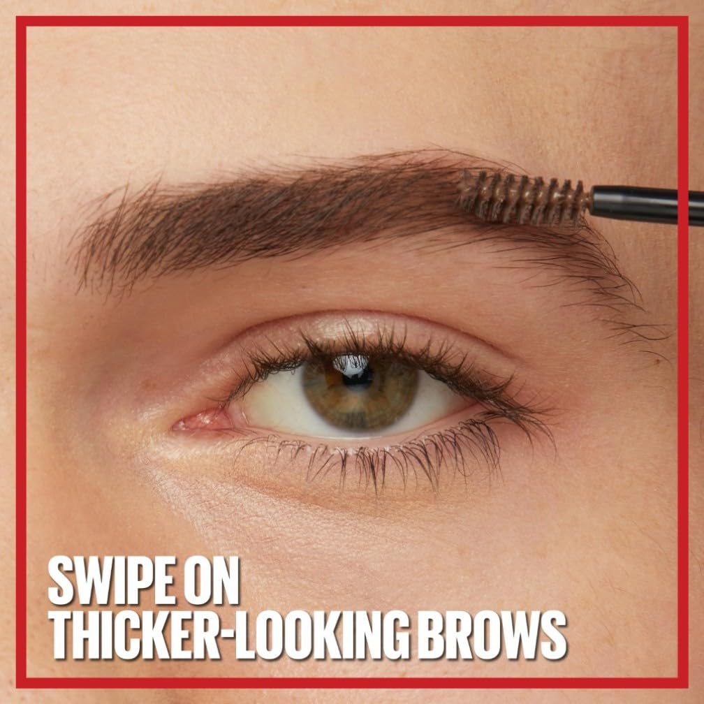 Maybelline Eyebrow Gel Tint, Waterproof And Smudge Proof, Long-Lasting Peel Off Tint For Evenly-Filled, Naturally Full Brows For Up To 3 Days, Deep Brown