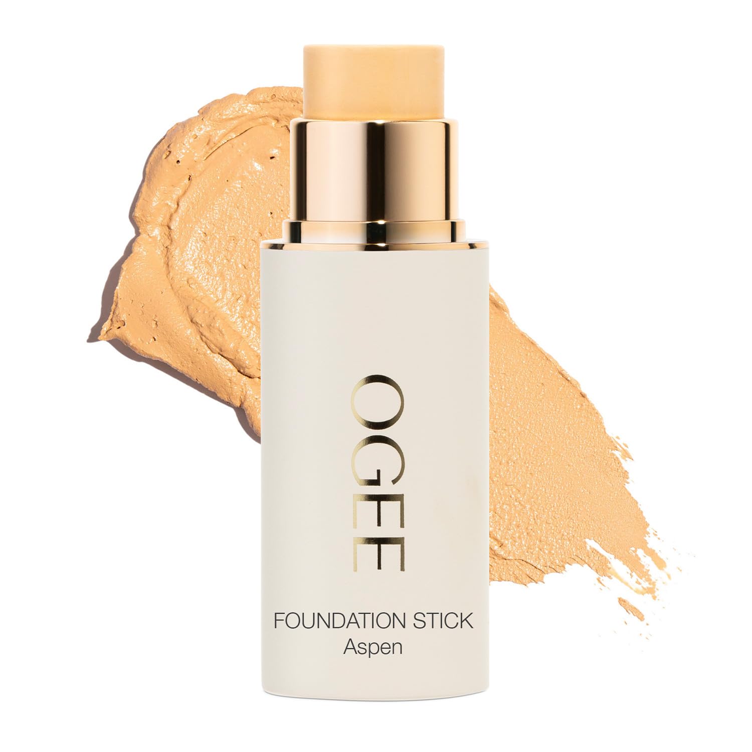 Ogee Sculpted Complexion Foundation Stick (Mahogany 14.5N - Deep Cocoa, Rich Undertones) Full Coverage Foundation Makeup - Instantly Balance & Even Complexion - 70% Organic Ingredients