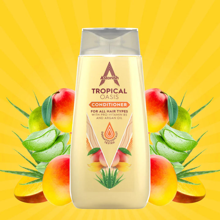 Astonish Tropical Conditioner with Argan Oil, 375ml