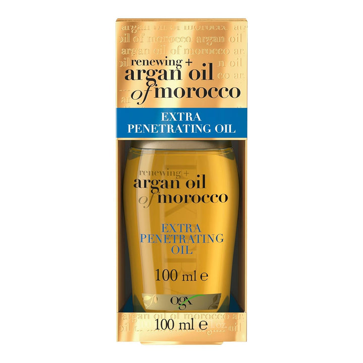 OGX Argan Oil of Morocco Extra Penetrating Hair Oil for Dry and Damaged Hair, Intense Hydration and Frizz Control, Infused with Natural Argan Oil, Suitable for All Hair Types, 100ml Halalzen