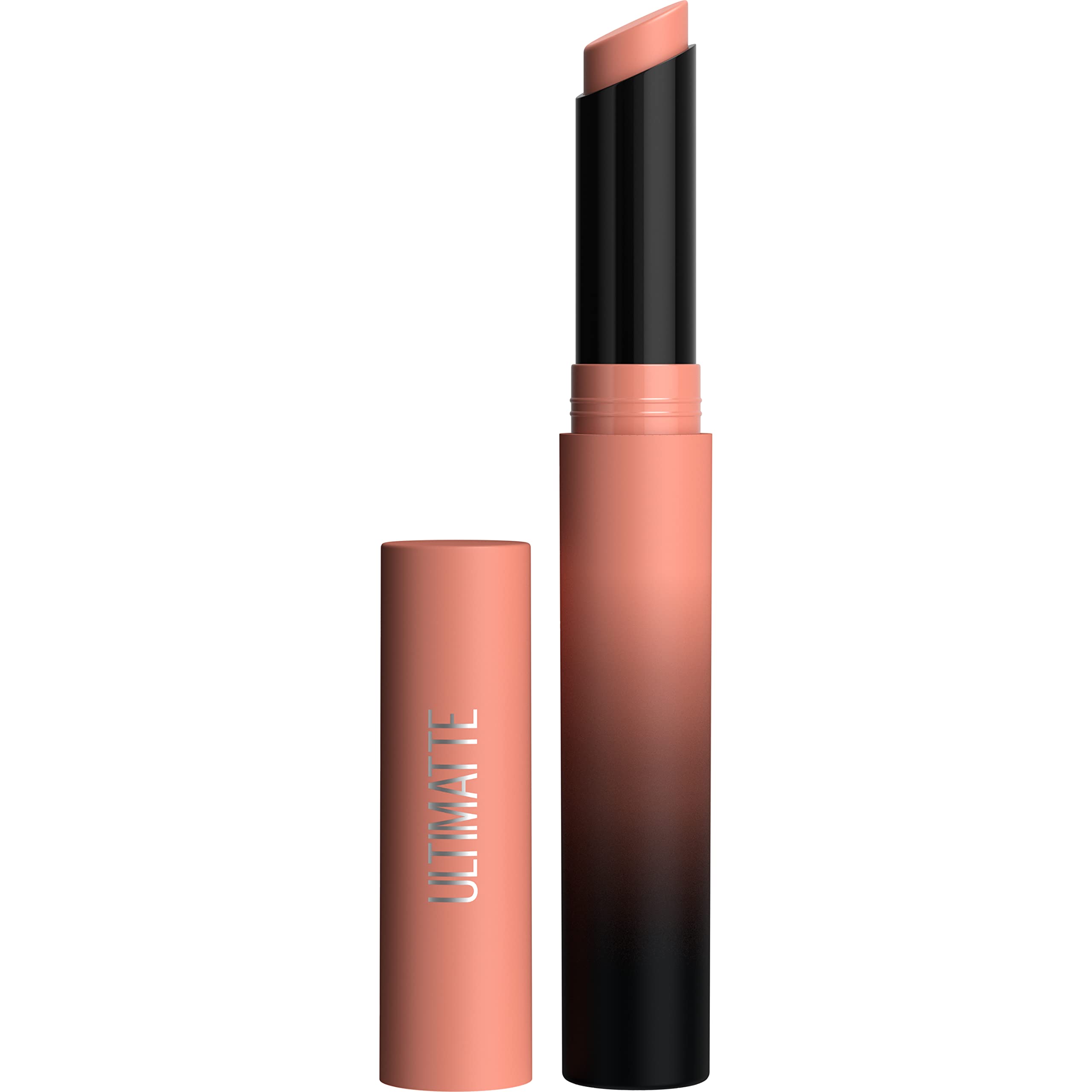 Maybelline Color Sensational Ultimatte Matter Lippenstift, nicht austrocknend, intensive Farbpigmente, More Truffle, Kakaobraun, 1 Stück