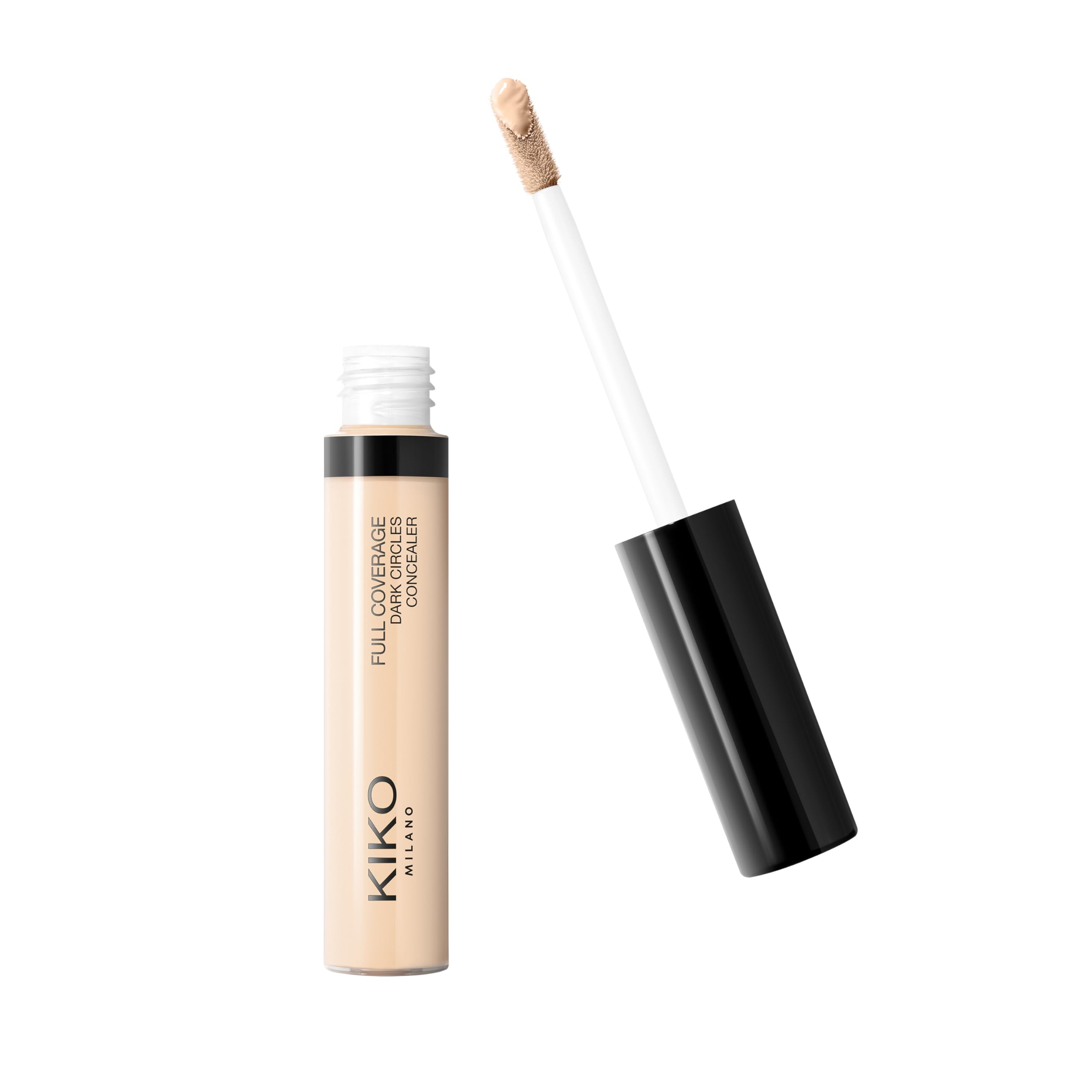 KIKO Milano Full Coverage Dark Circles Concealer 02 | High-Coverage Liquid Concealer For The Face And Eye Area Halalzen