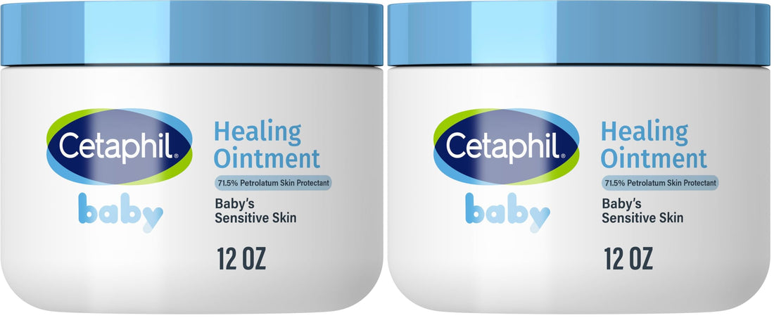Cetaphil Baby Healing Ointment, Diaper Rash Ointment Soothes and Protects Baby's Irritated Skin, Skin Protectant For Dry Skin, 12oz Halalzen