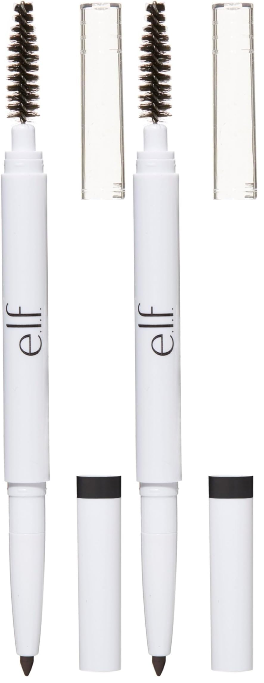e.l.f. Instant Lift Brow Pencil, Dual-Sided, Precise, Fine Tip, Shapes, Defines, Fills Brows, Contours, Combs, Tames, Natural Brown, 0.18 g (Pack of 1)