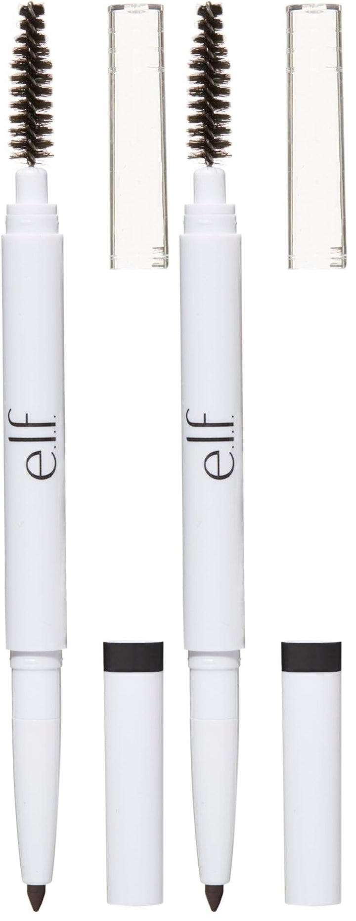 e.l.f. Instant Lift Brow Pencil, Dual-Sided, Precise, Fine Tip, Shapes, Defines, Fills Brows, Contours, Combs, Tames, Natural Brown, 0.18 g (Pack of 1) Halalzen