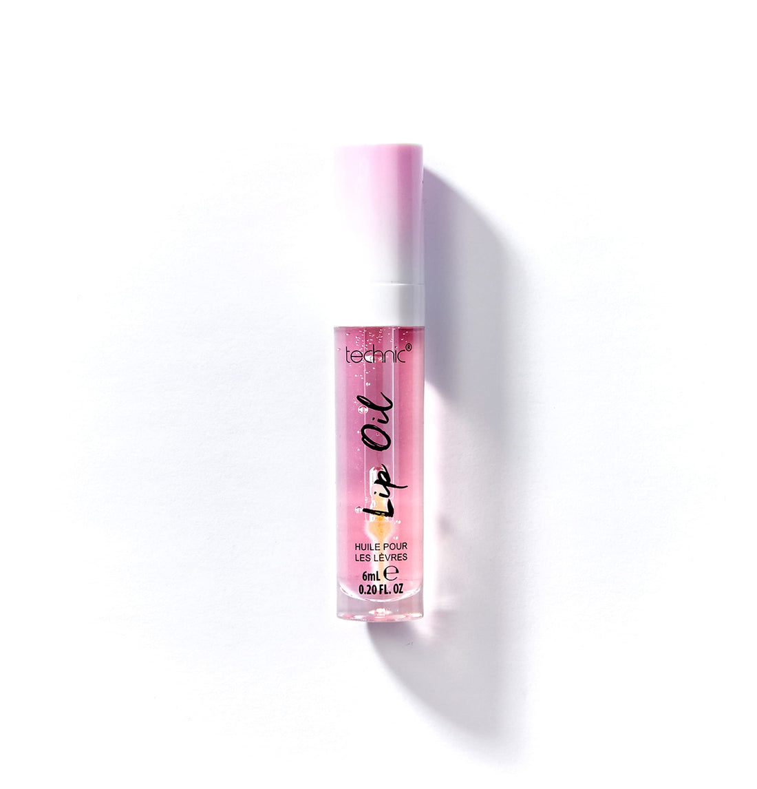 Technic Lip Oil Bundle - 4 Flavoured, Non Sticky, Hydrating Lip Oils With a High Shine Glossy Finish - Mixed Variety Multipack - Strawberry, Mint, Cherry, Orange