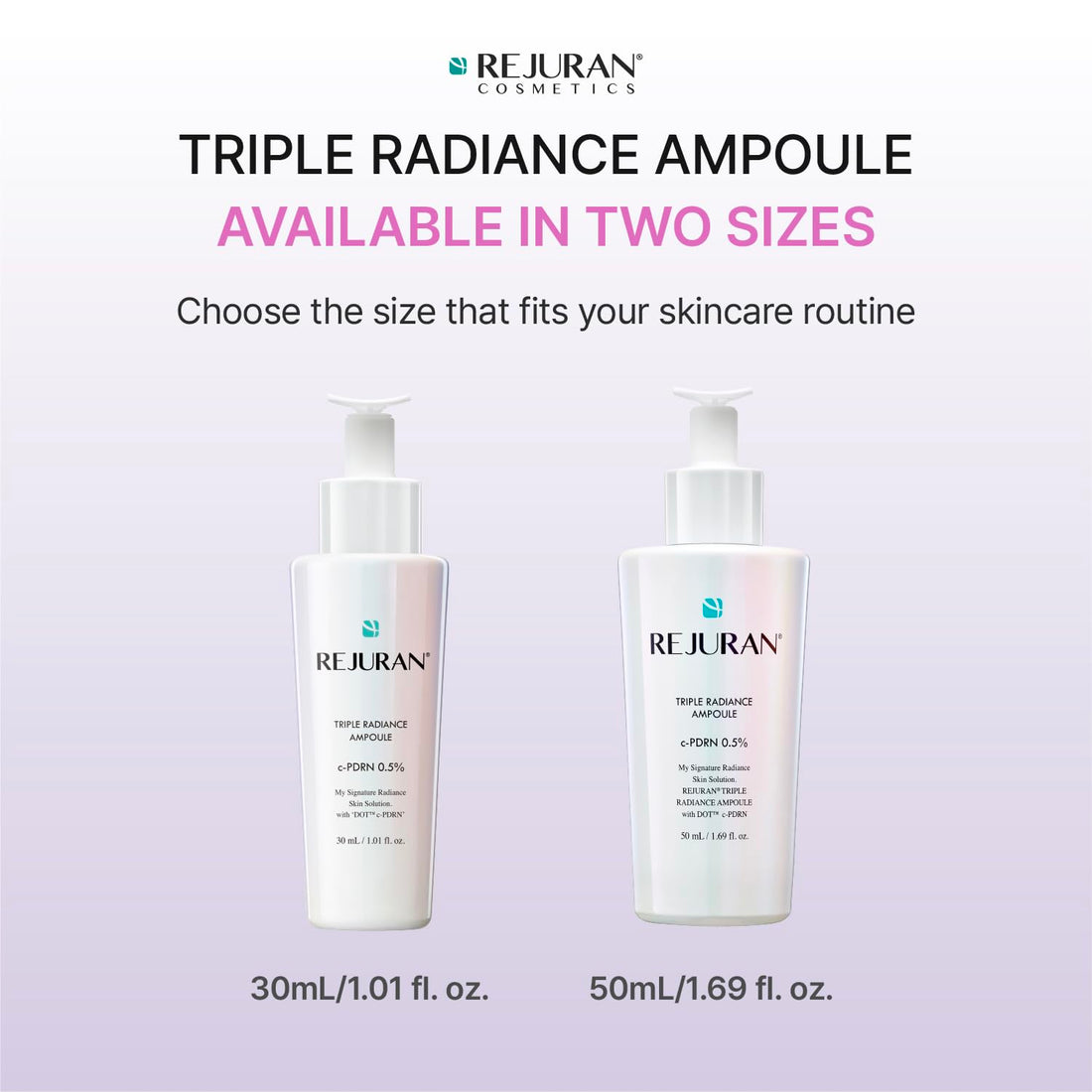 REJURAN® Dual Effect Ampoule, DOT DUAL c-PDRN® - Salmon DNA Face Serum for Deep Rejuvenation, Wrinkle Care, Firming, Skin Elasticity with Visible Anti-Aging Results. Korean Skincare (1.01 fl oz) Halalzen