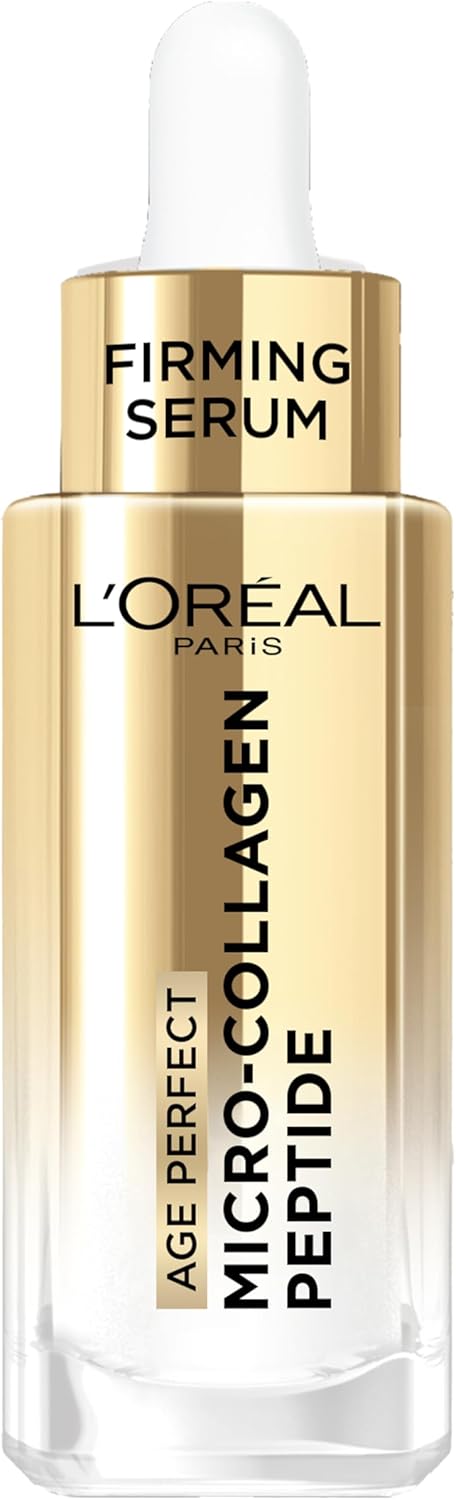 L'Oréal Paris Peptide Serum for Lifting, Age Perfect Micro-Collagen Rejuvenating & Lifting Serum, Firms Sagging Skin, Boosts Radiance & Reduces Age Spots, 30ml