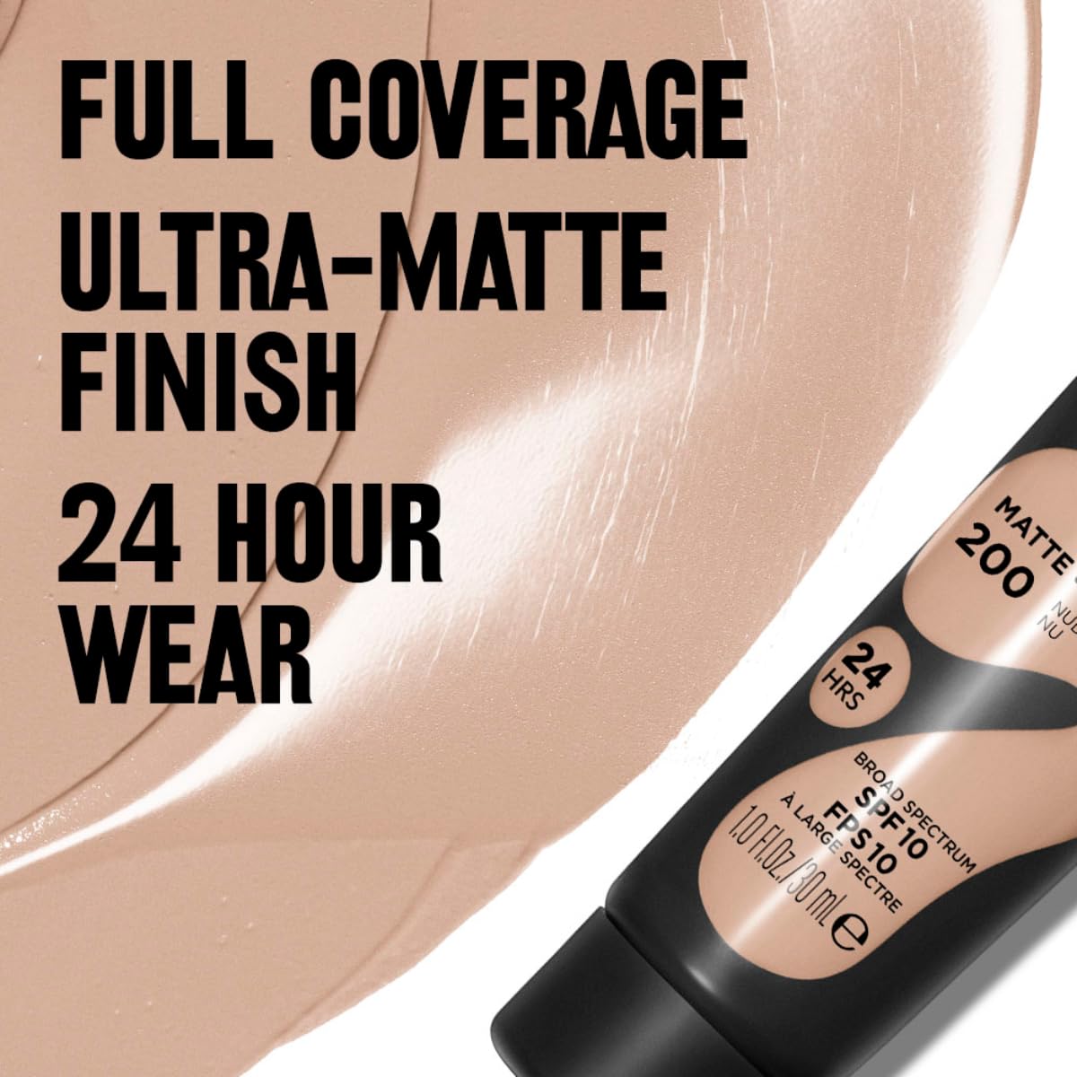Revlon ColorStay Full Cover Longwear Matte Foundation, Heat & Sweat Resistant Lightweight Face Makeup, Buff (150), 30ml Halalzen