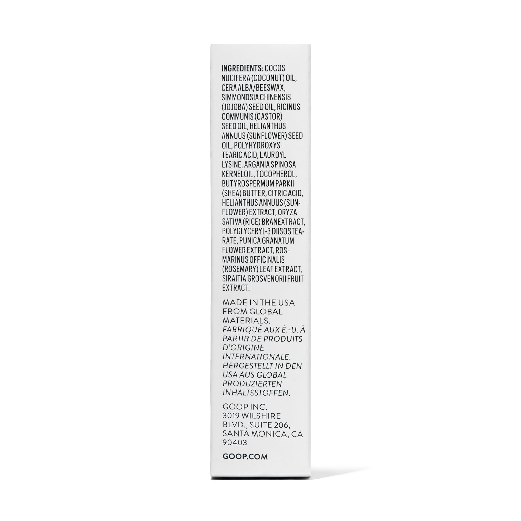 goop Beauty Clean Lip Balm | Dry Lips Treatment | Coconut Oil, Pomegranate Extract, & Shea Butter | Petroleum Free | 0.16 oz Halalzen
