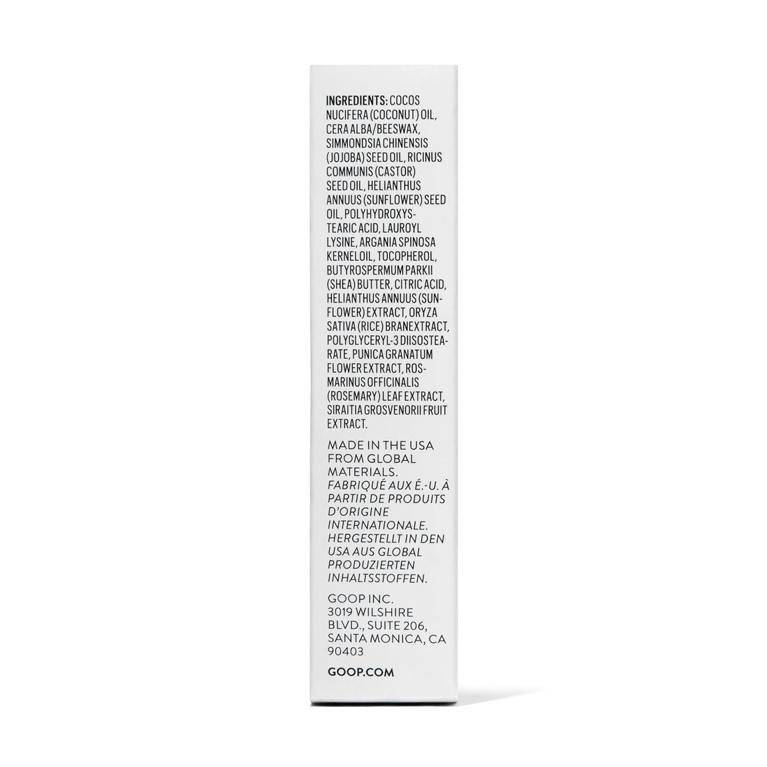 goop Beauty Clean Lip Balm | Dry Lips Treatment | Coconut Oil, Pomegranate Extract, & Shea Butter | Petroleum Free | 0.16 oz Halalzen