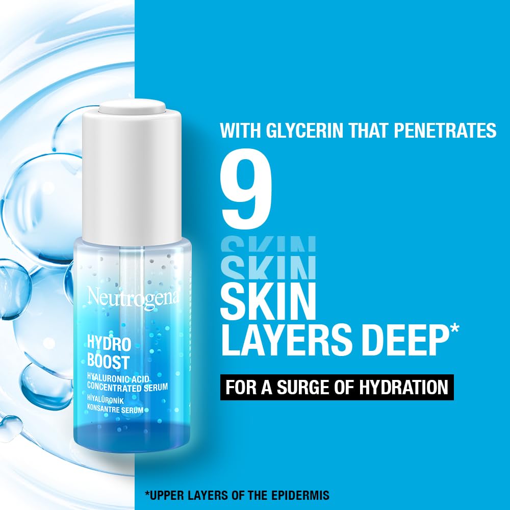 Neutrogena Hydro Boost Water Gel Facial Cleanser, with Hyaluronic Acid for Dry or Dehydrated Skin 200ml
