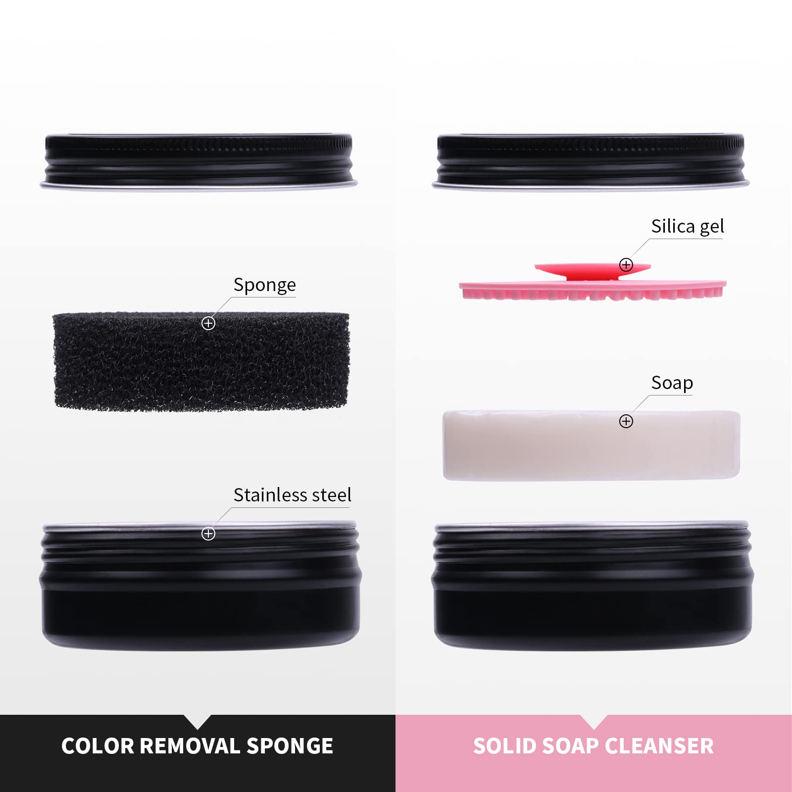 DUcare Makeup Brush Cleaner – Solid Soap Cleanser & Silicone Pad | Clean synthetic & natural bristles. Clean Beauty Blenders. Keep brushes soft. Coconut oil formula. For daily use & travel. Halalzen