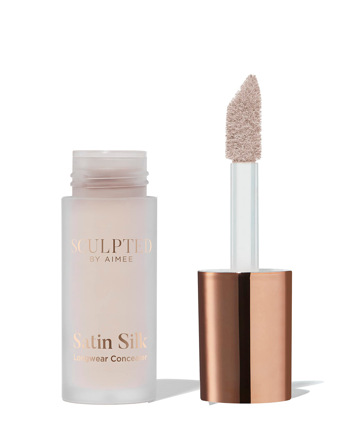 Satin Silk Longwear Concealer - Lightweight, Hydrating & Long-Lasting Concealer from Sculpted by Aimee for Dark Circles, Blemishes and Pigmentation (Ivory 2.0) Halalzen