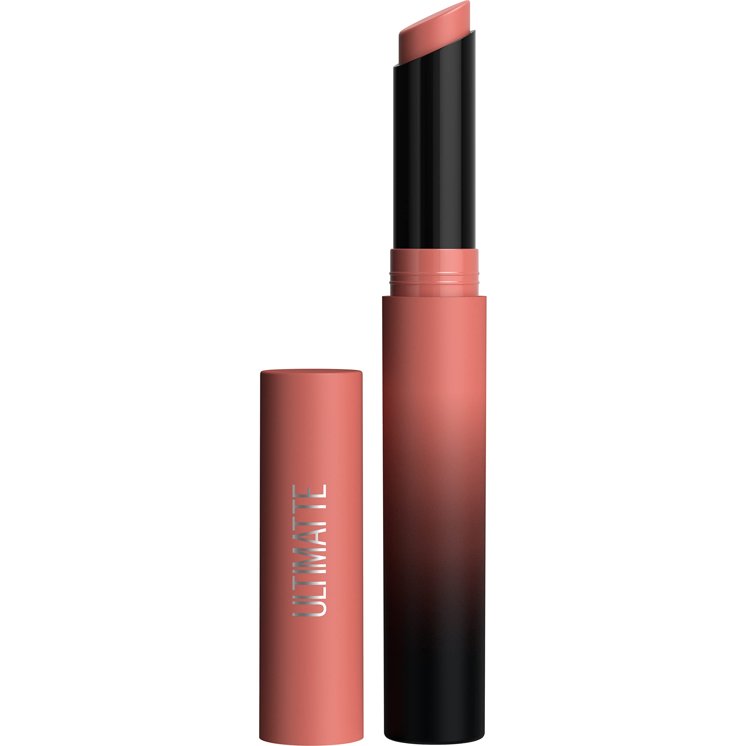 Maybelline Color Sensational Ultimatte Matter Lippenstift, nicht austrocknend, intensive Farbpigmente, More Truffle, Kakaobraun, 1 Stück