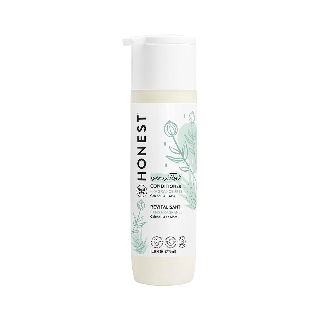 The Honest Company Baby Shampoo, Body Wash & Conditioner Duo, 2-in-1 Cleansing, Silicone-Free, Naturally Derived, Lavender Calm Scent, 20 fl oz Halalzen