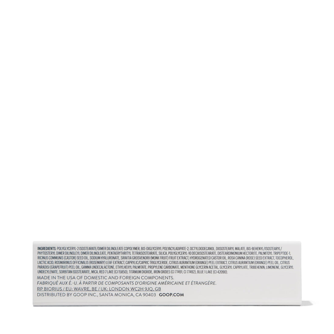 goop Beauty Hydra-Barrier Gel Gloss | Hydrating Lip Gloss to Moisturize & Plump Lips | Hyaluronic Acid & Vitamin E | Glaze - Palest Clear Pink | 0.13 oz
