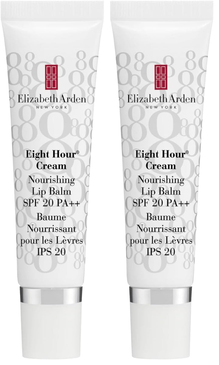 Elizabeth Arden Eight Hour Cream Nourishing Lip Balm SPF 20, 14.8ml, Long-lasting Moisture & Conditioning, Sun Protection for Dry Lips, Unisex Halalzen